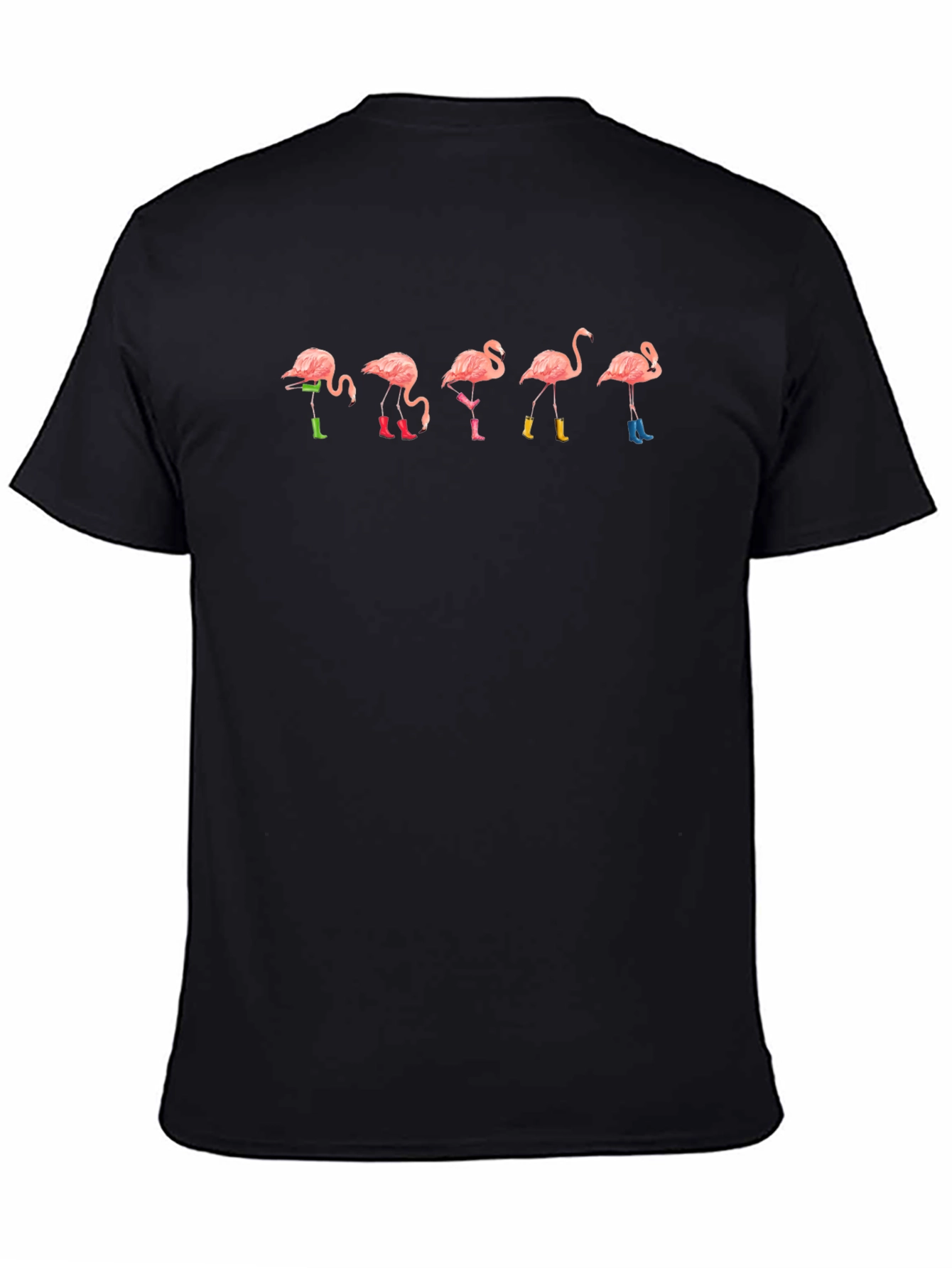 Flamingo Rain Boot T-Shirt