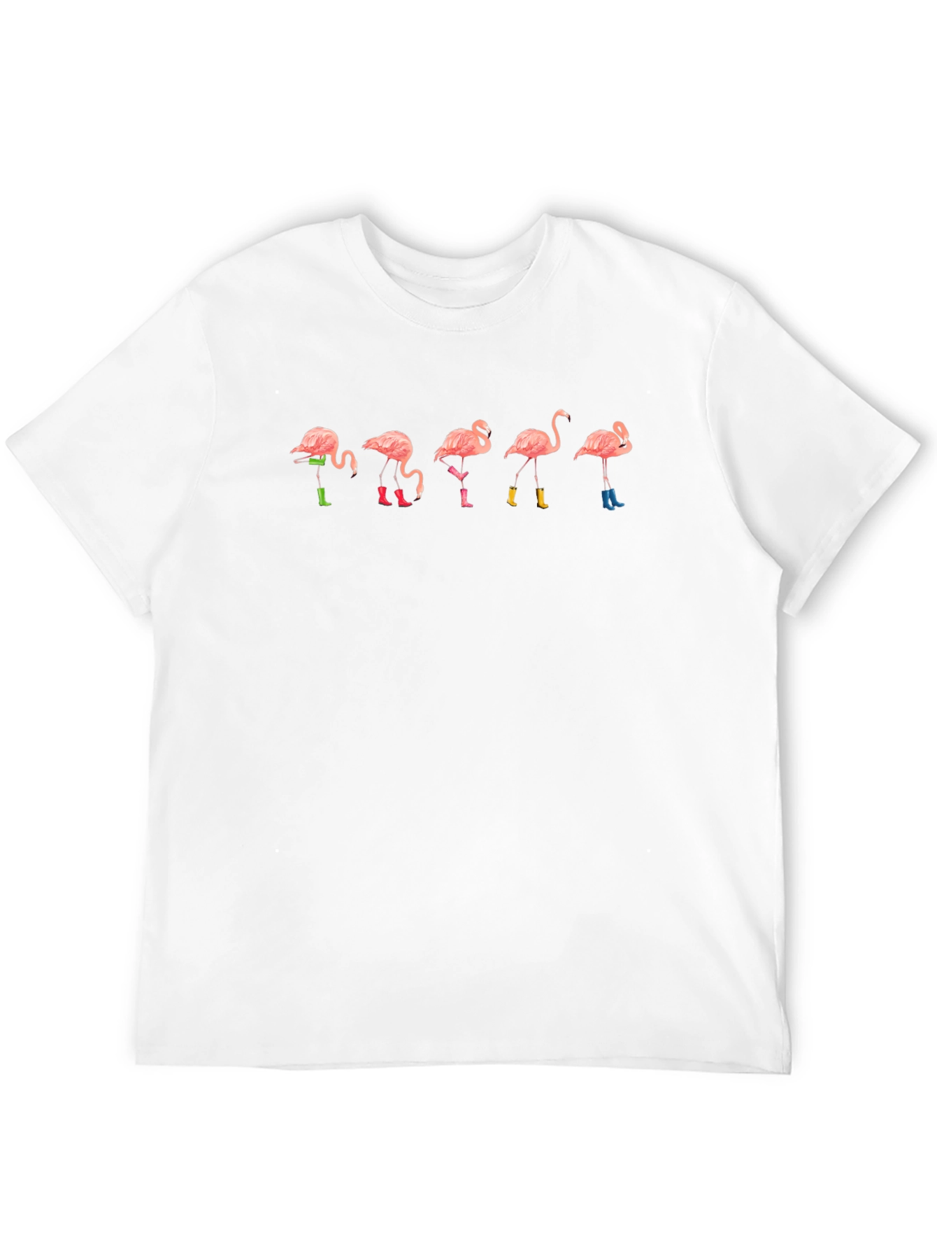 Flamingo Rain Boot T-Shirt