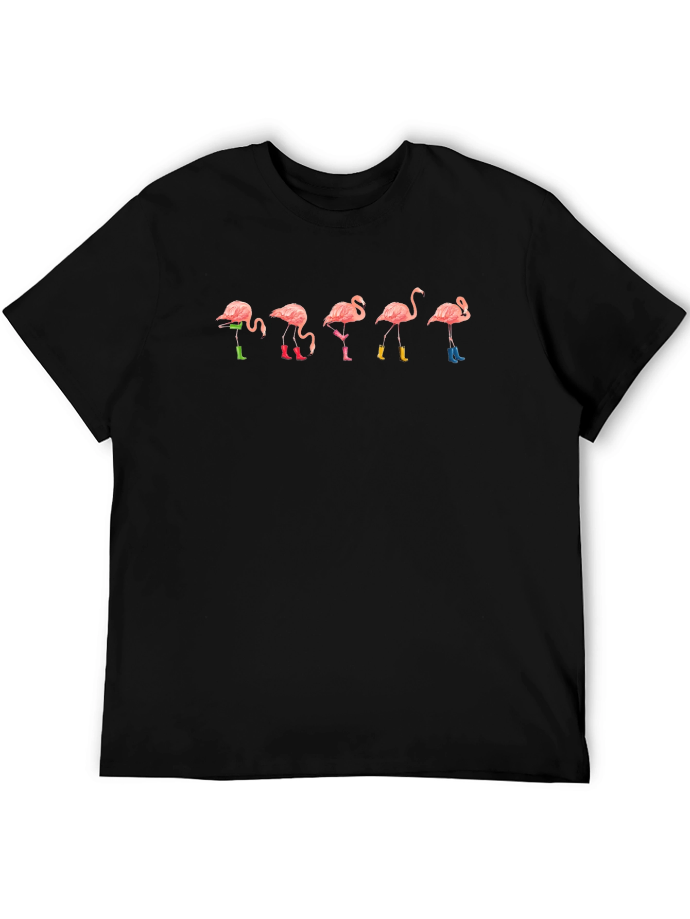 Flamingo Rain Boot T-Shirt