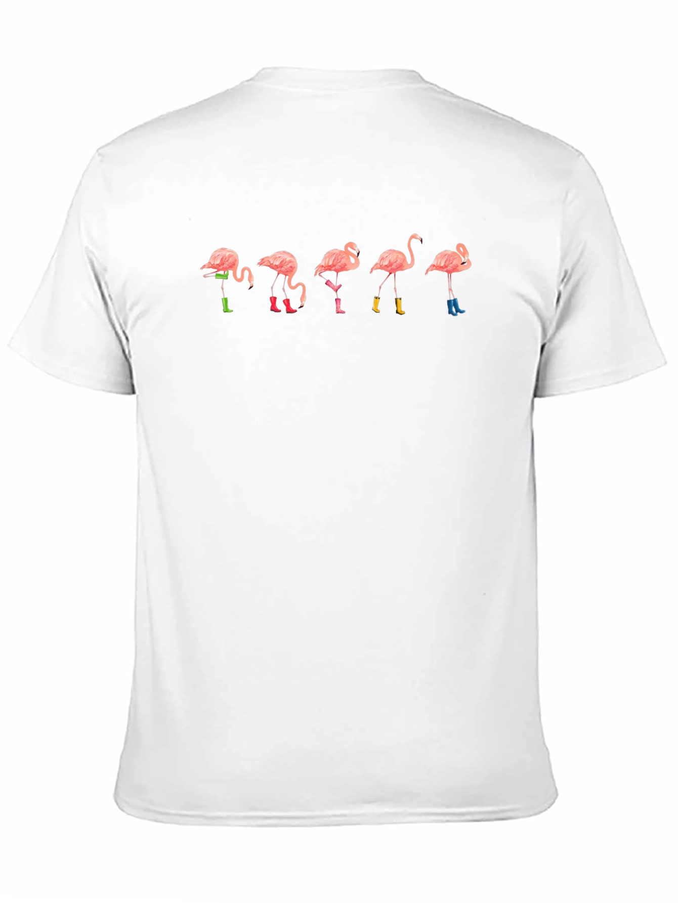 Flamingo Rain Boot T-Shirt