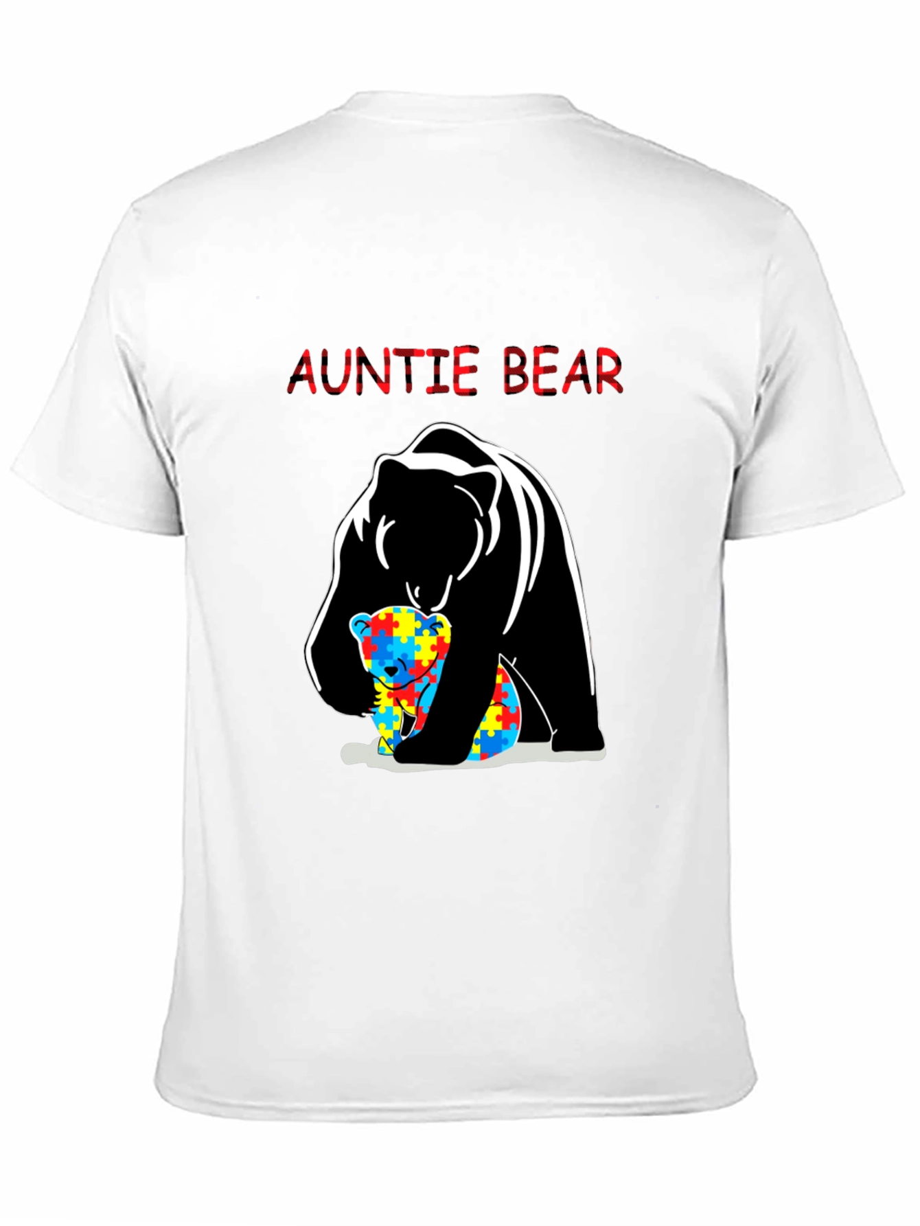 Auntie Bear Autism Awareness T-Shirt