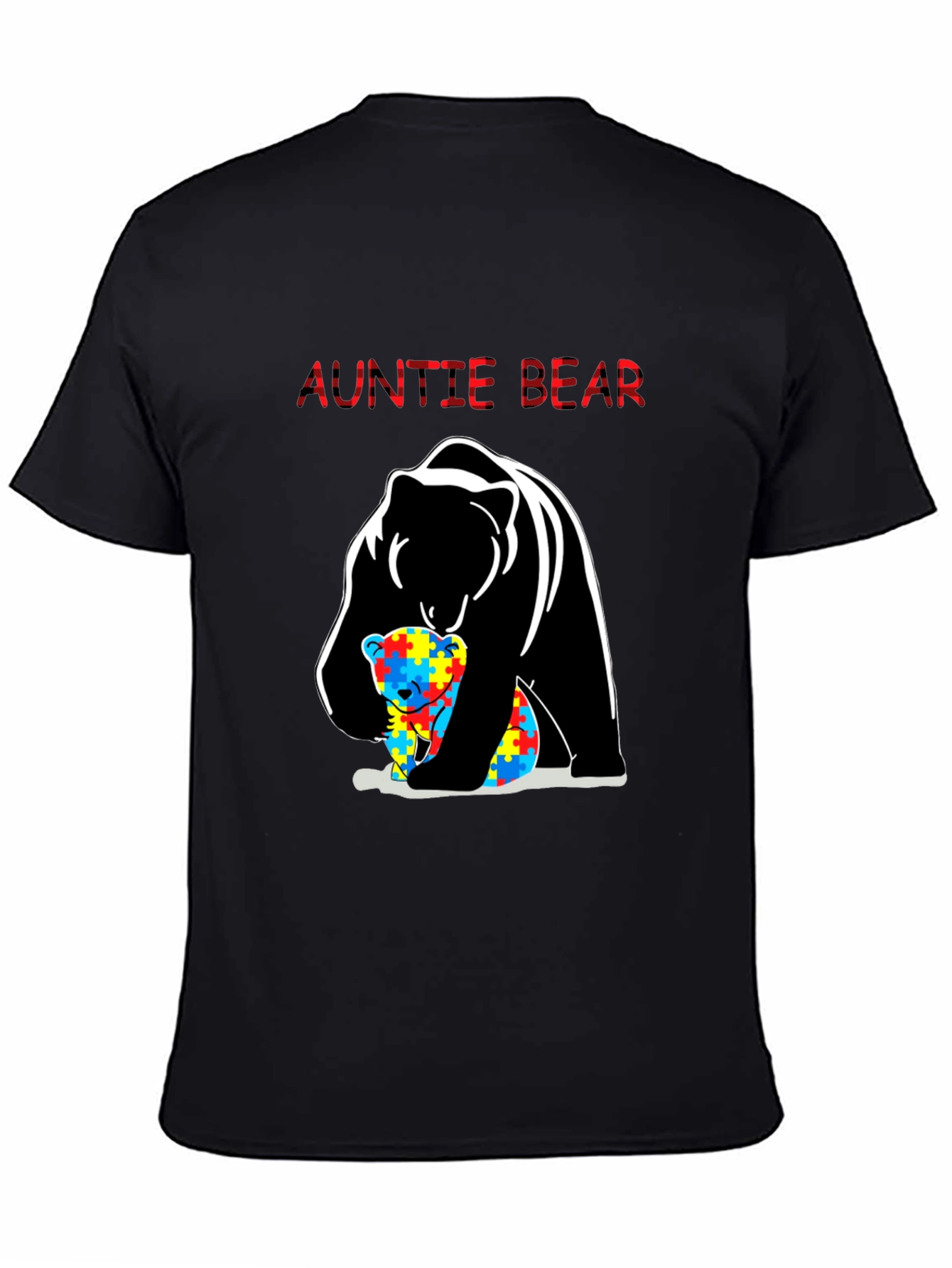 Auntie Bear Autism Awareness T-Shirt