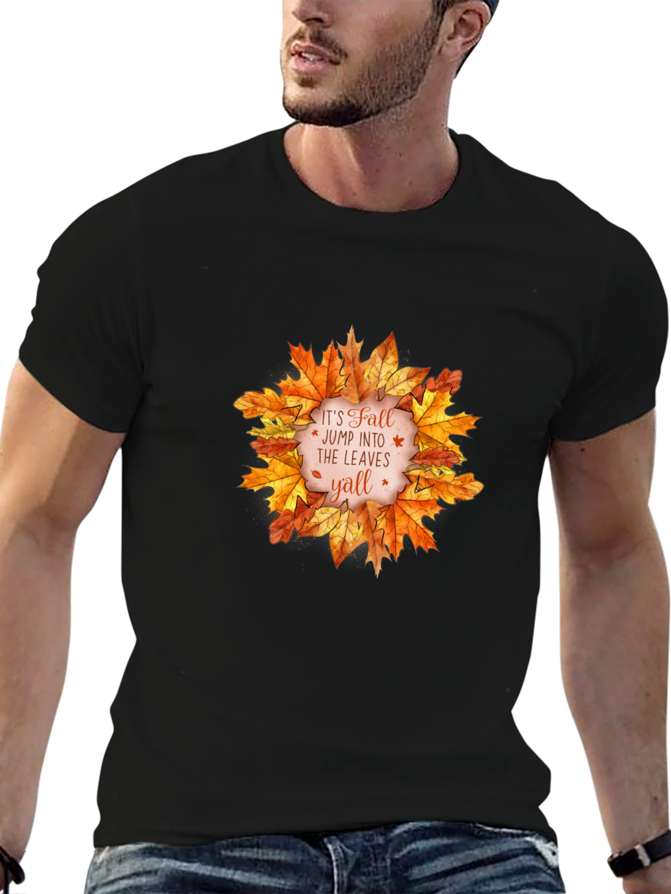 Fall Leaves T-Shirt - Its Fall Yall!