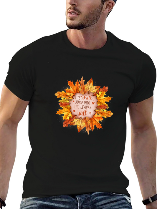 Fall Leaves T-Shirt - Its Fall Yall!