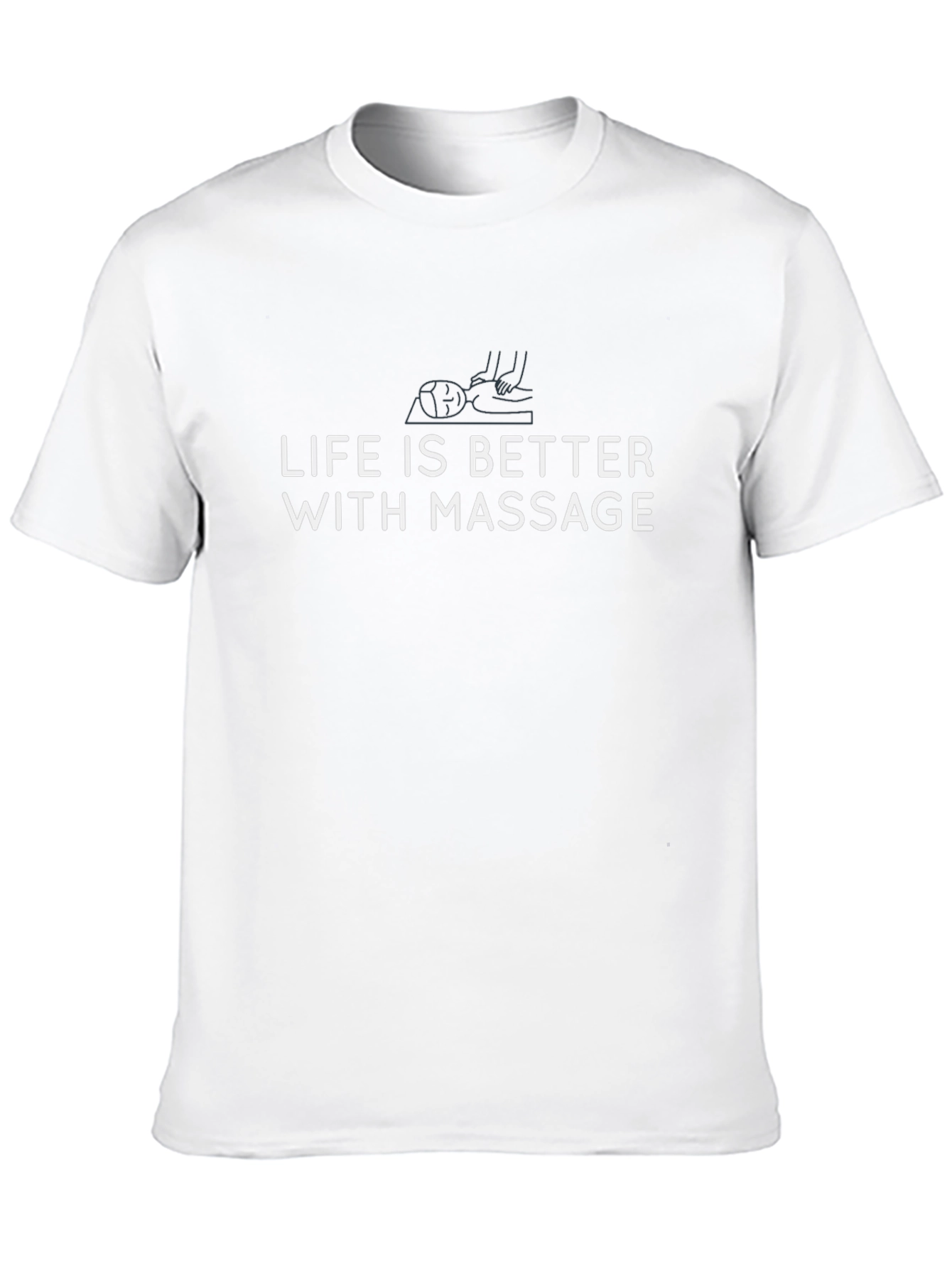 Life is Better With Massage Graphic Tee