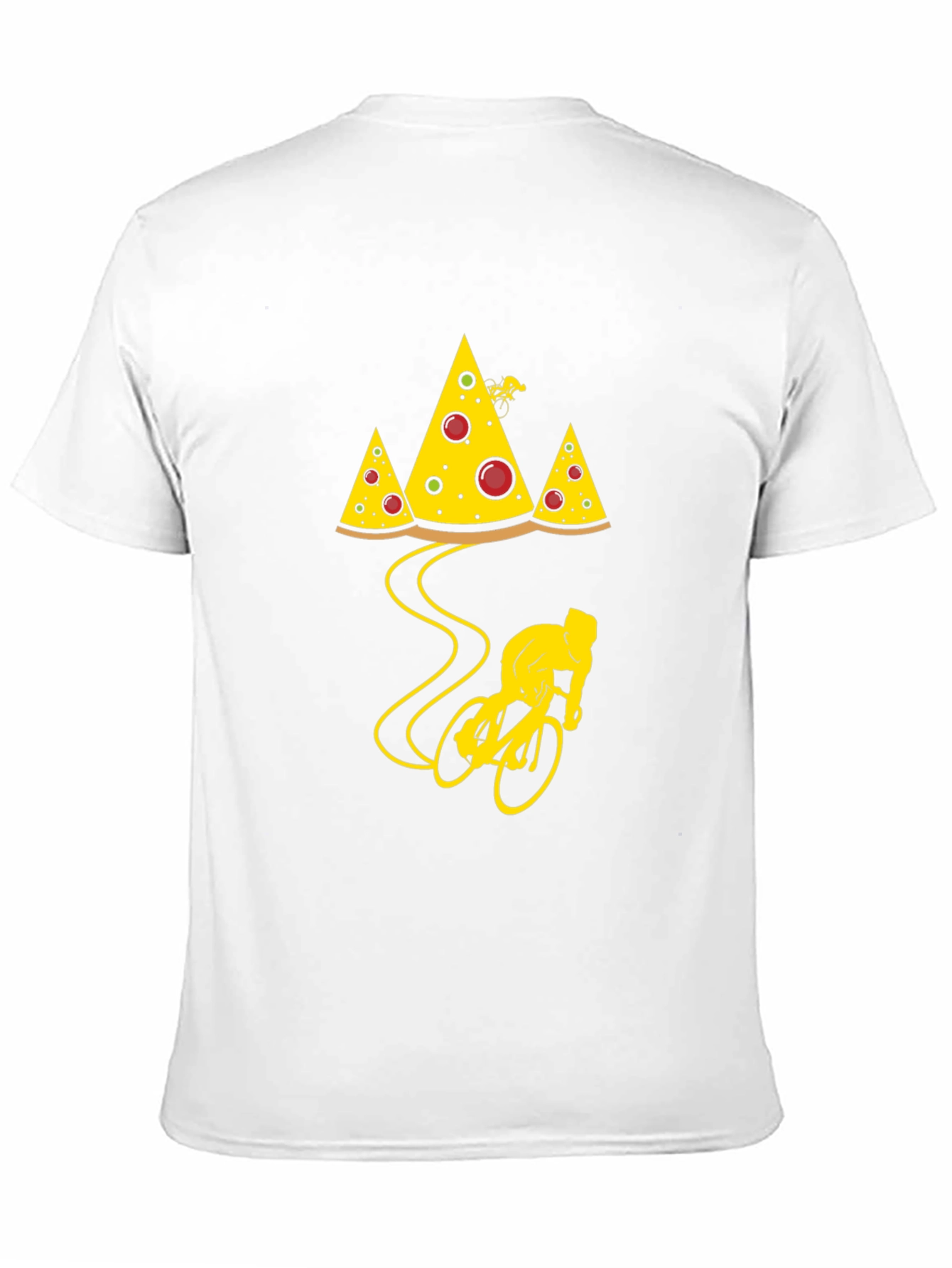 Pizza Mountain Biker T-Shirt