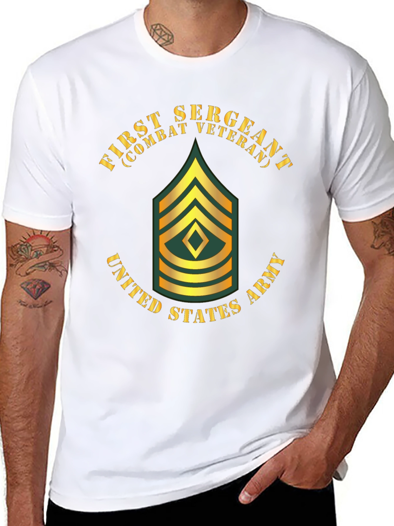 First Sergeant Veteran Graphic T-Shirt
