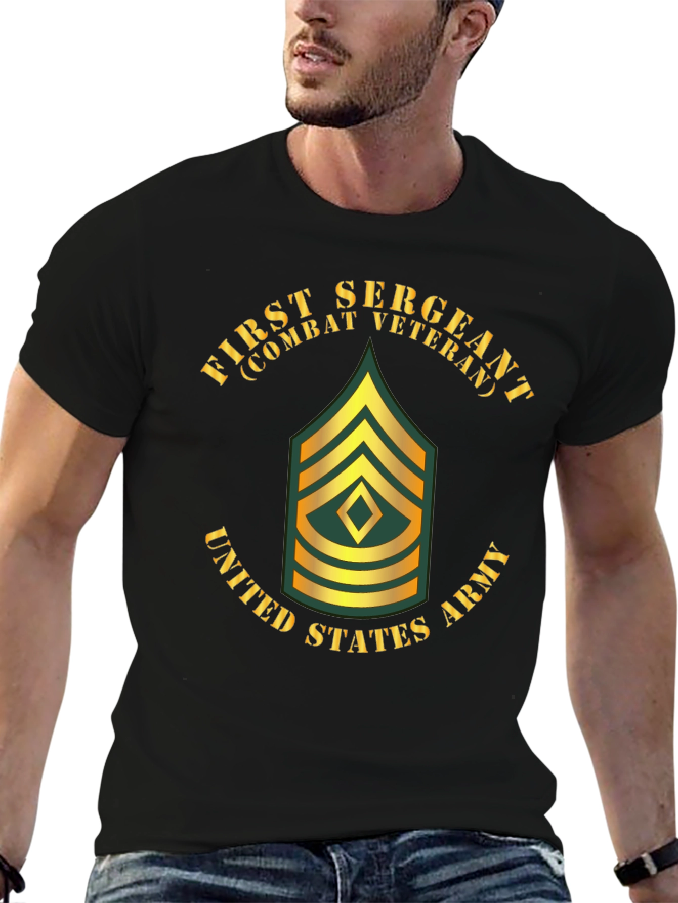 First Sergeant Veteran Graphic T-Shirt
