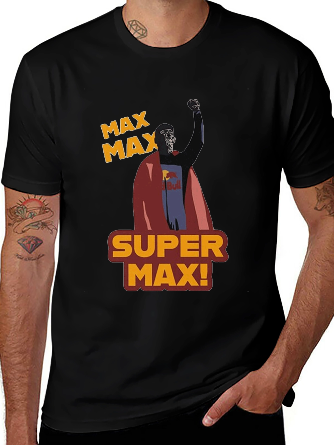 Super Max Fan T-Shirt: Formula One Inspired Design