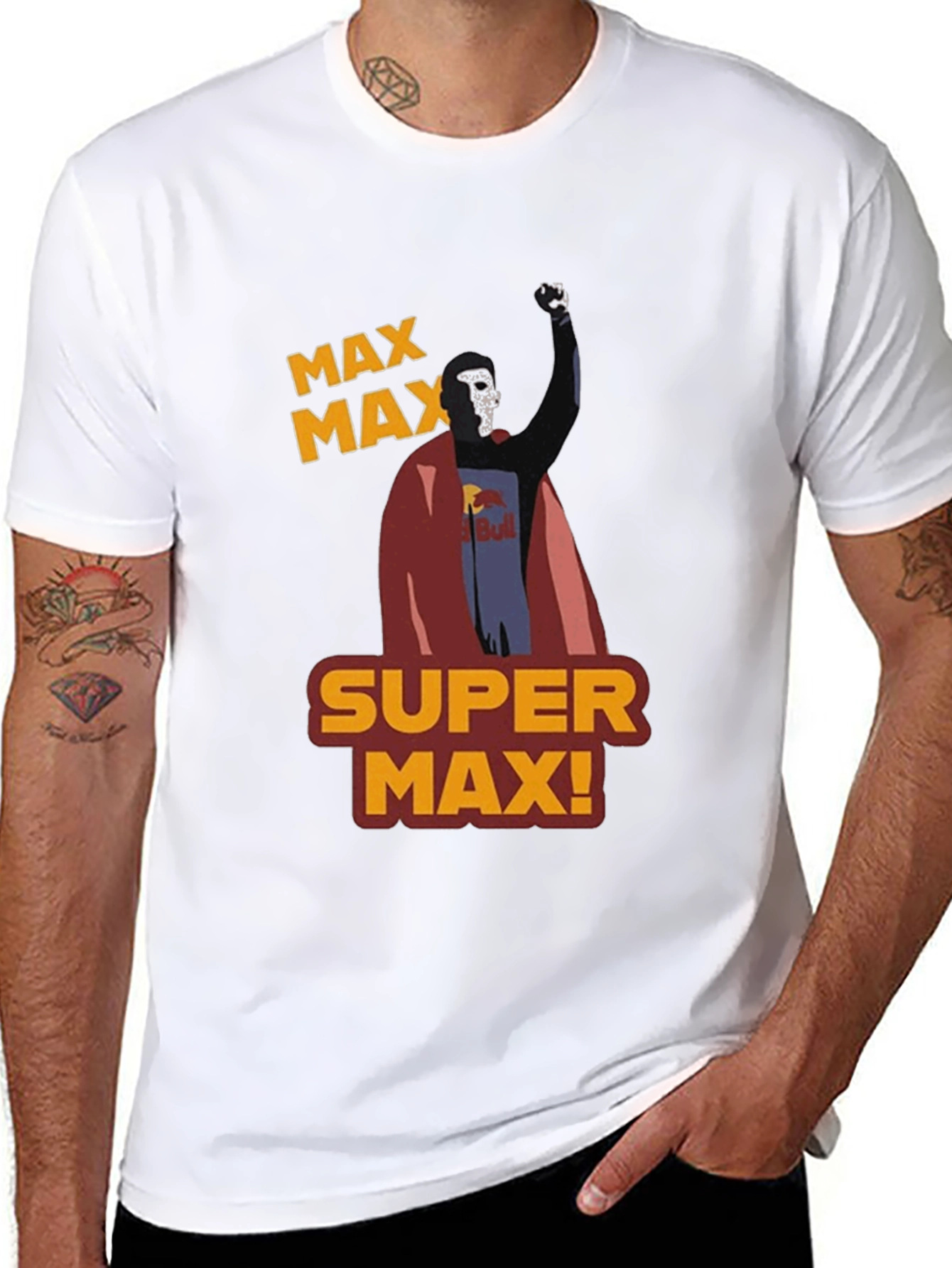 Super Max Fan T-Shirt: Formula One Inspired Design