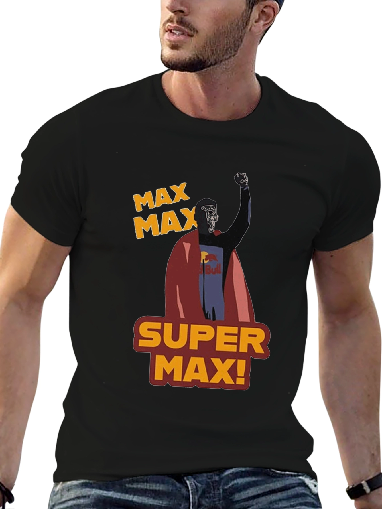 Super Max Fan T-Shirt: Formula One Inspired Design