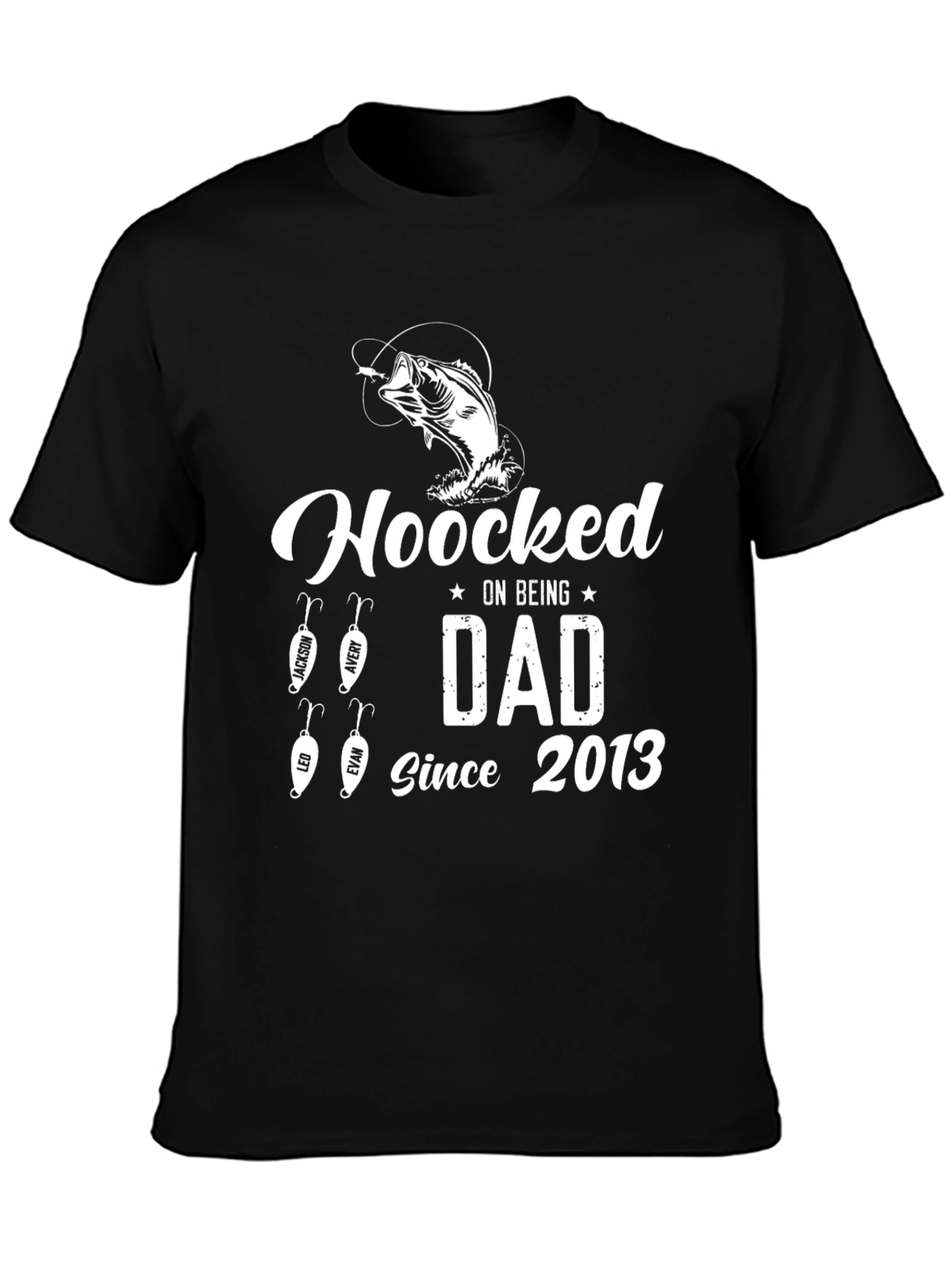 Hooked On Being Dad T-Shirt