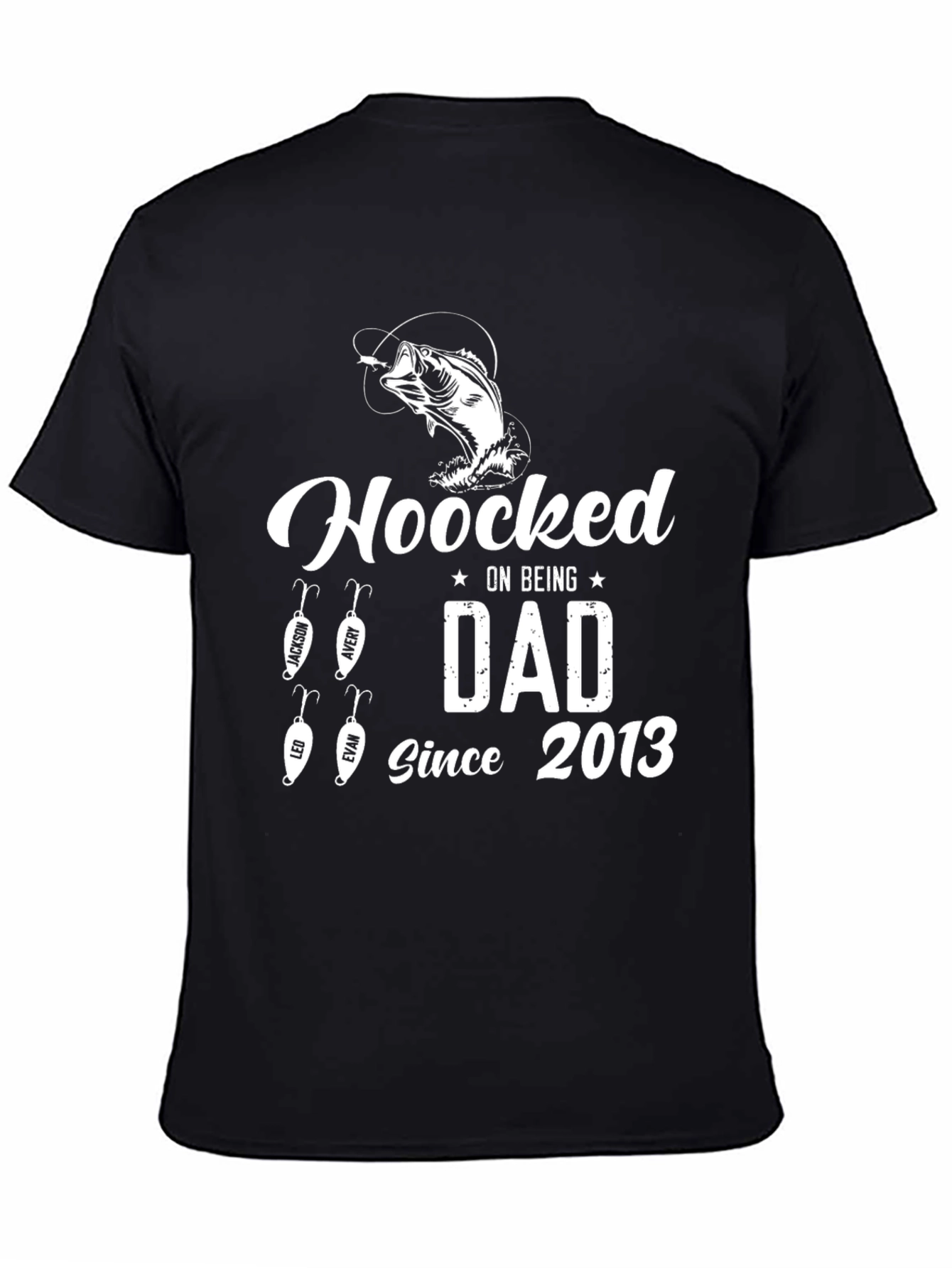 Hooked On Being Dad T-Shirt