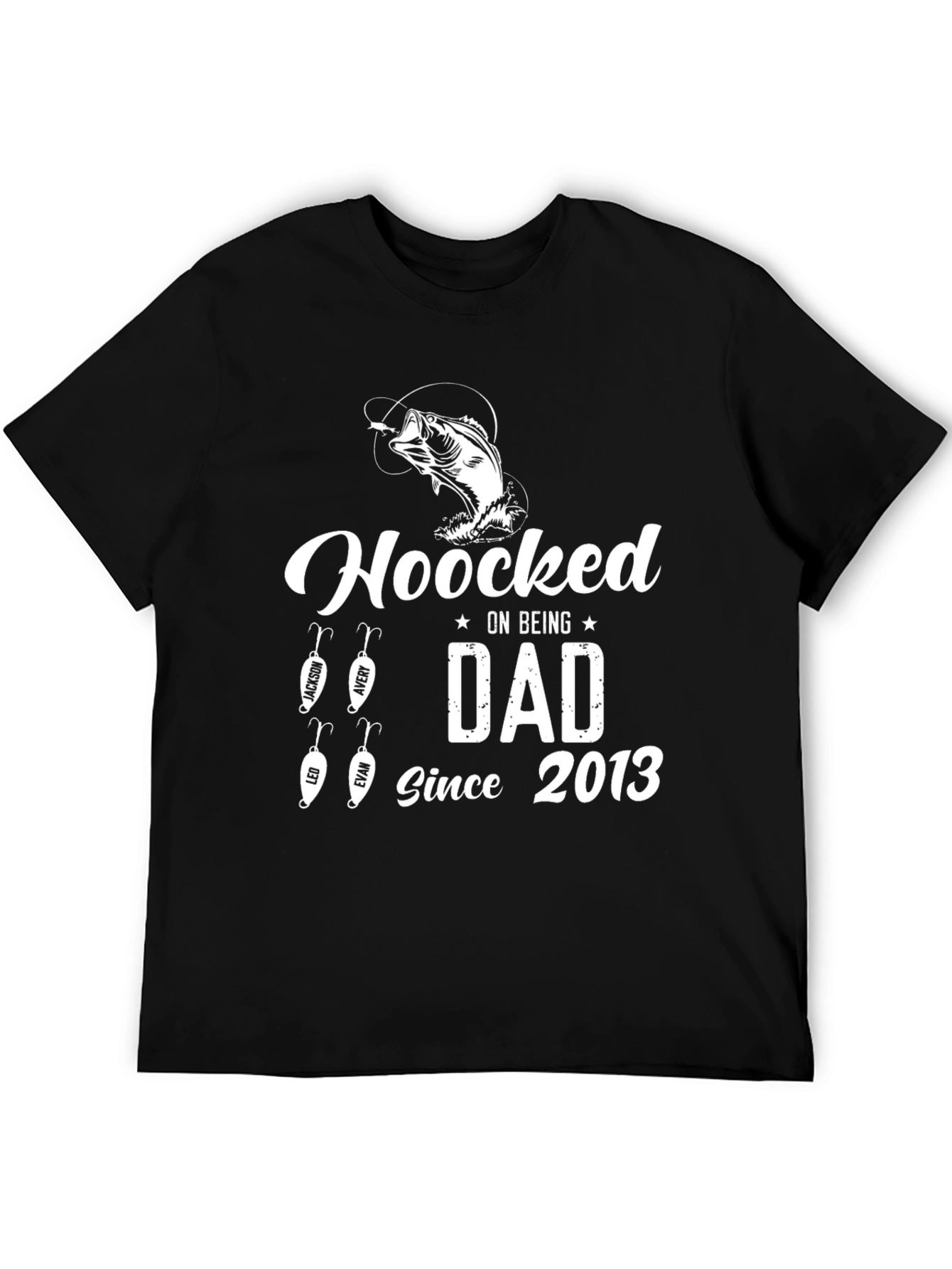 Hooked On Being Dad T-Shirt