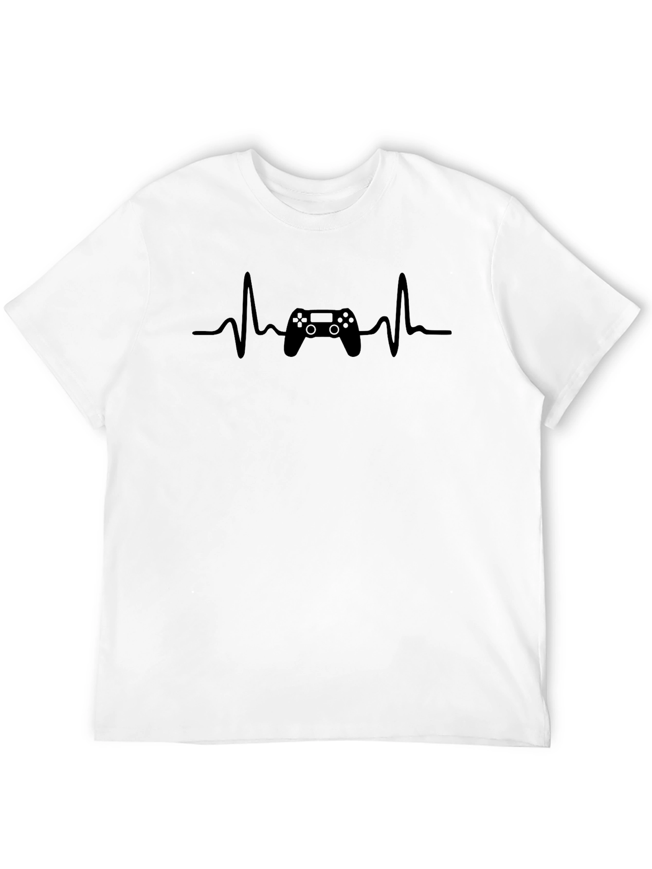 Gamer Heartbeat T-Shirt - Console Gaming Pulse