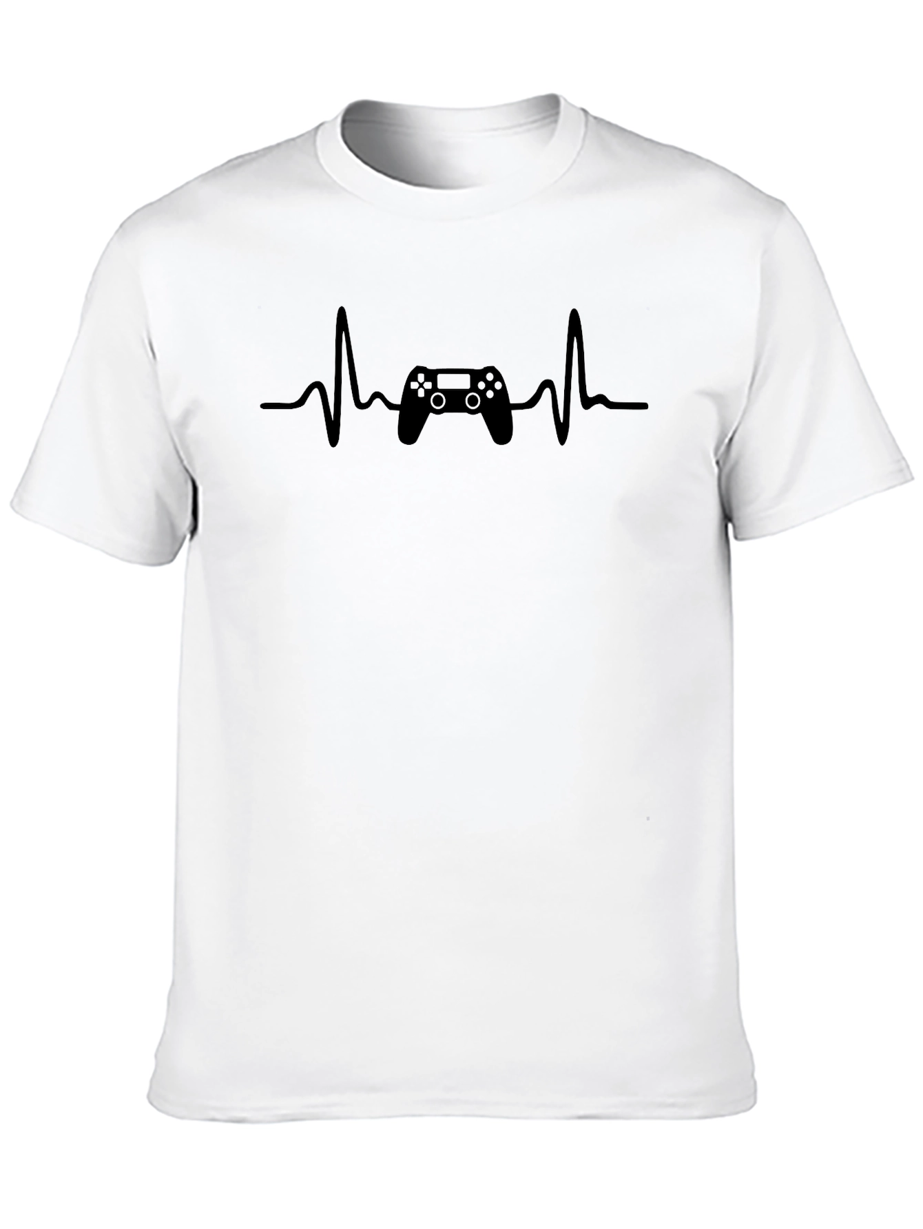 Gamer Heartbeat T-Shirt - Console Gaming Pulse