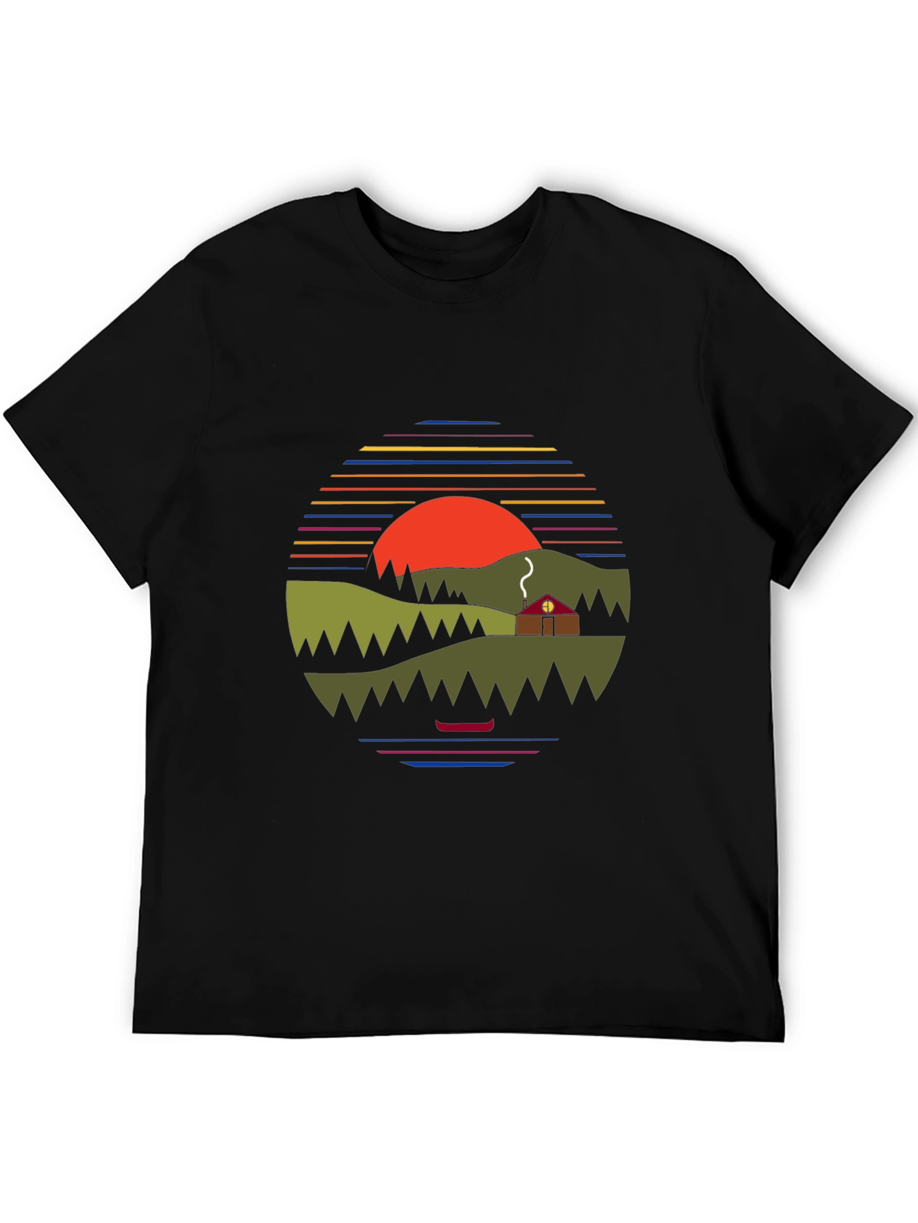 Nature Sunset Graphic Tee