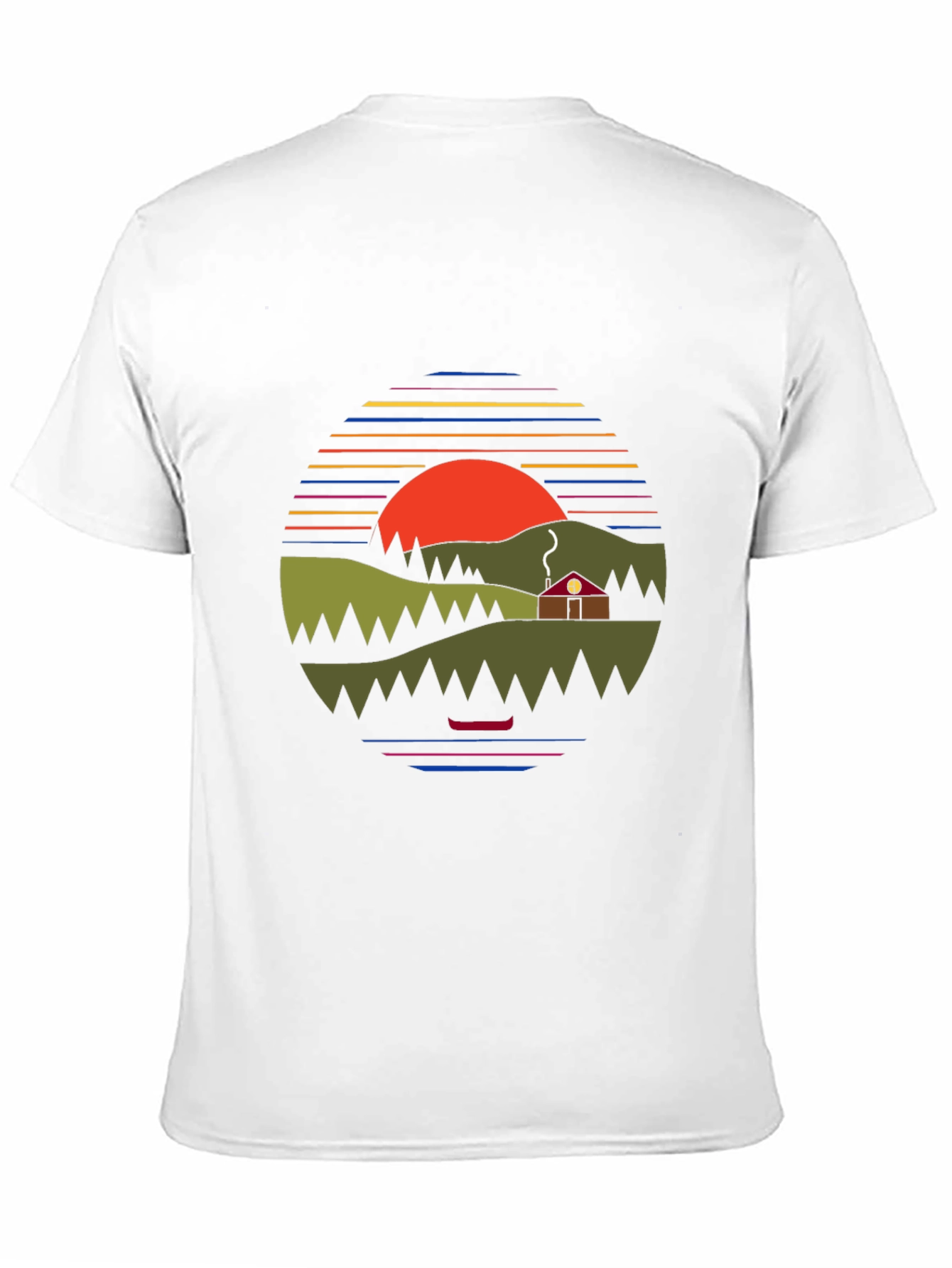 Nature Sunset Graphic Tee