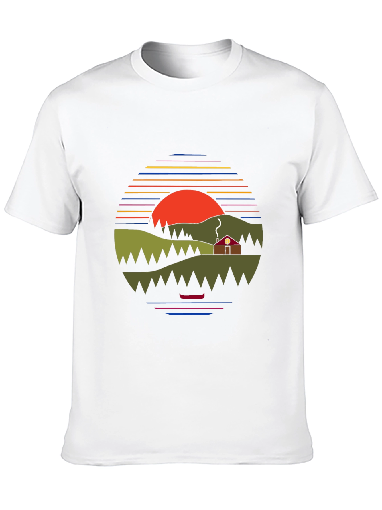 Nature Sunset Graphic Tee