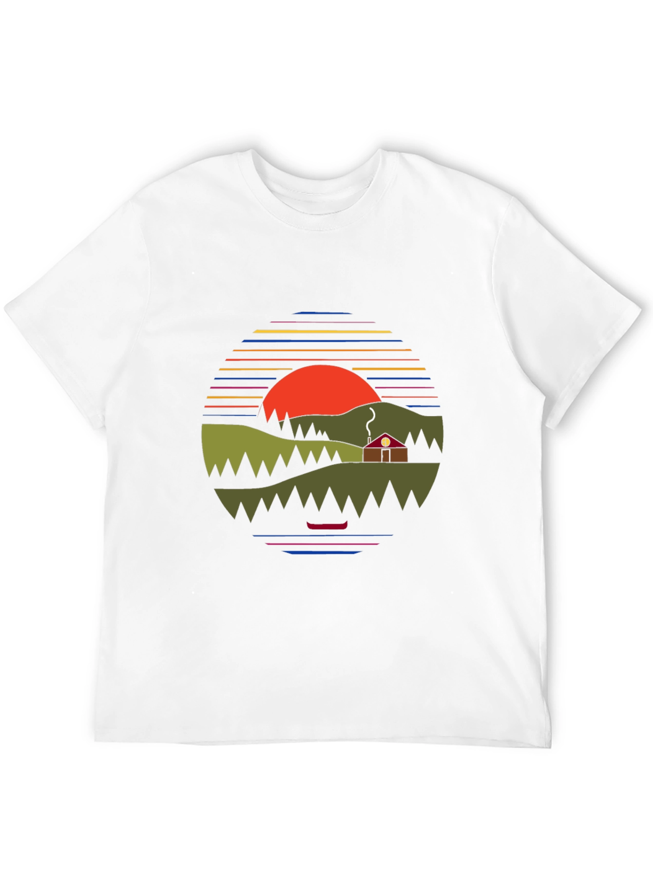 Nature Sunset Graphic Tee