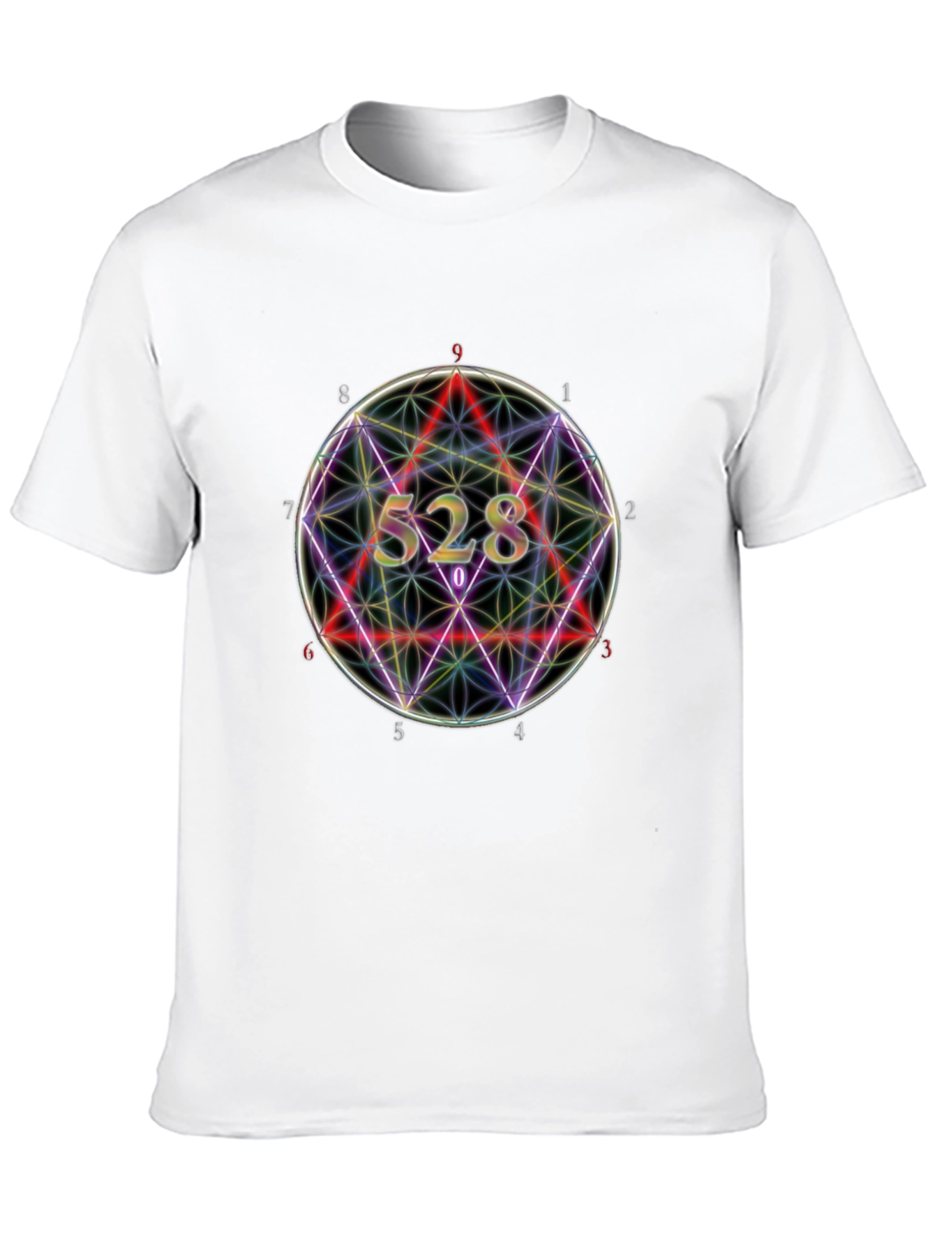 Geometric 528 Graphic Tee - Mens Black T-Shirt