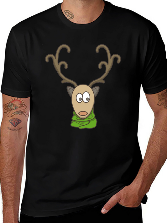 Reindeer Scarf Graphic Tee