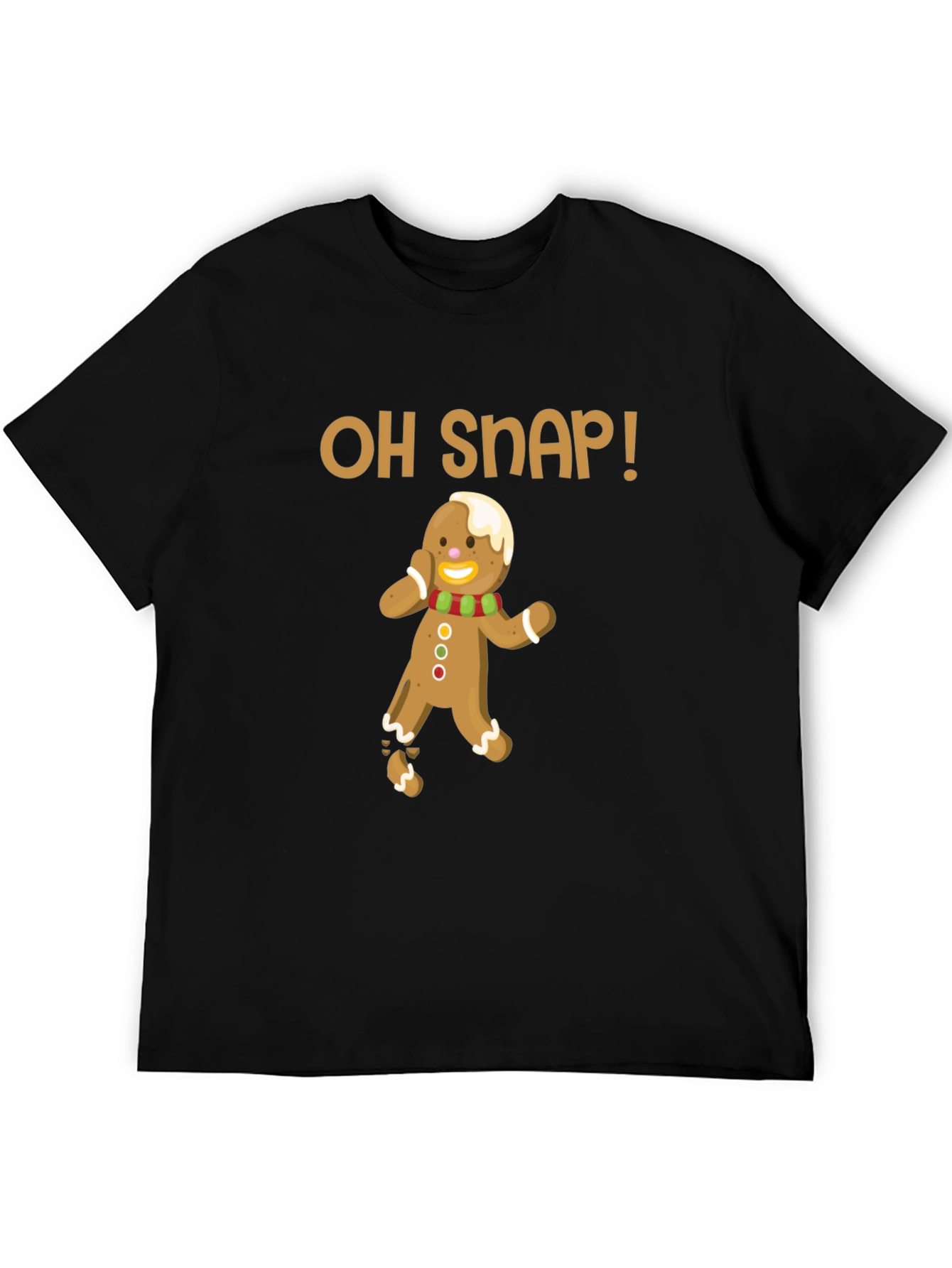 Oh Snap! Funny Gingerbread Man Christmas T-Shirt