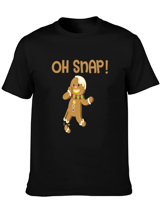 Oh Snap! Funny Gingerbread Man Christmas T-Shirt