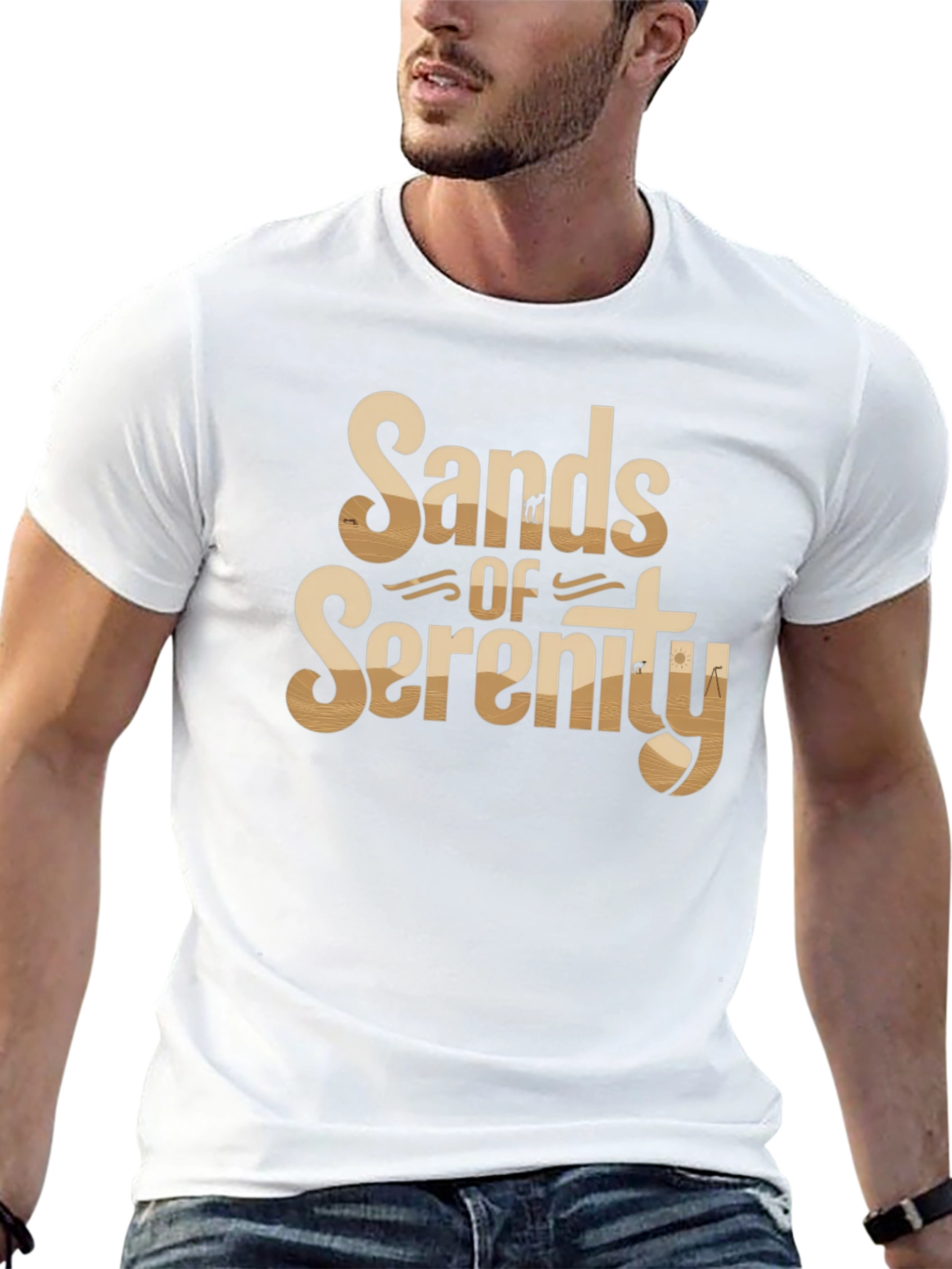 Sands of Serenity Desert Graphic Tee