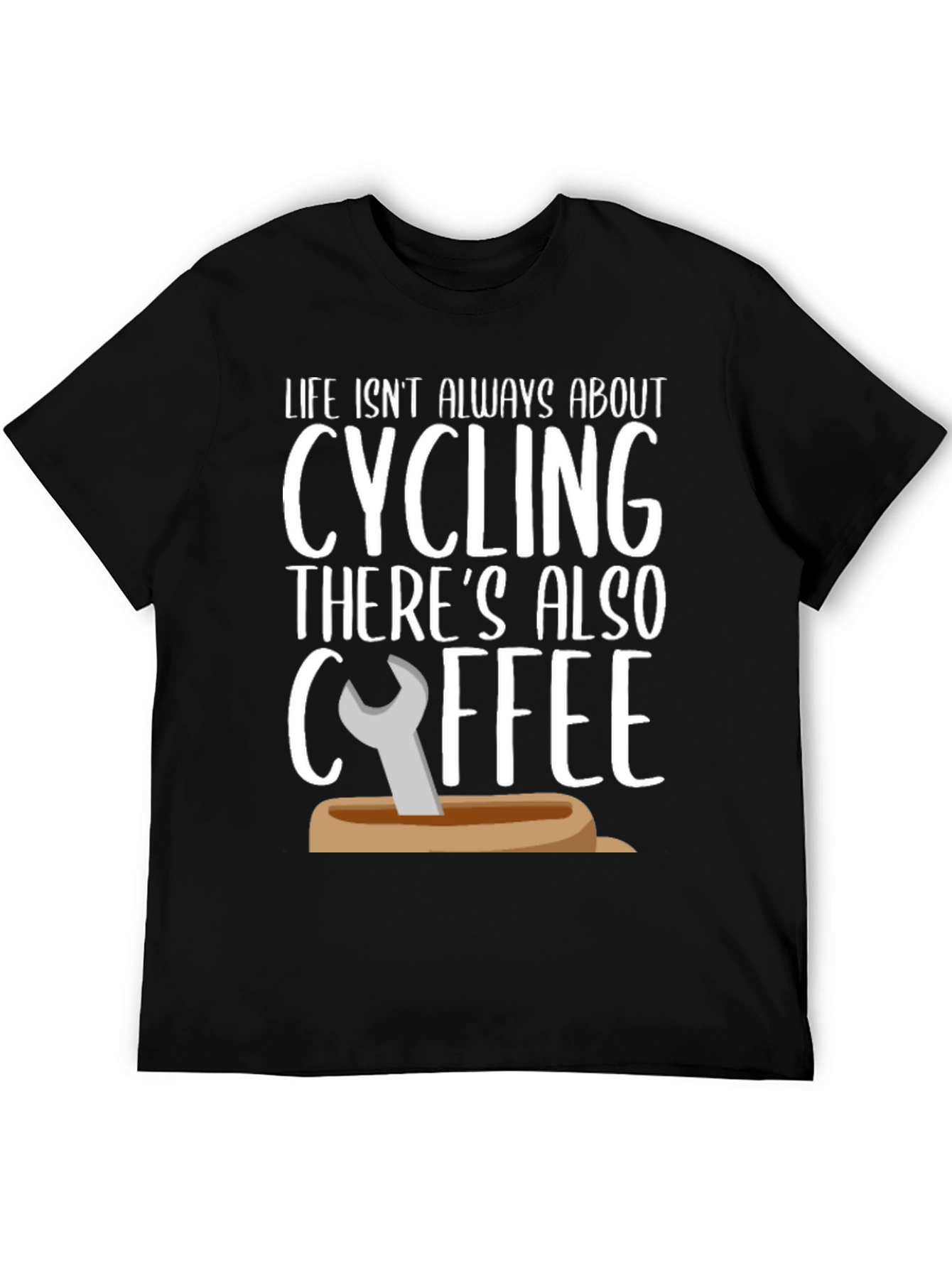 Cycling & Coffee Graphic Tee - Life Balance