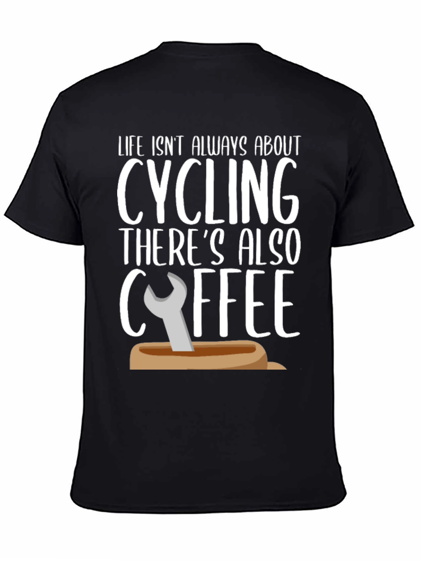 Cycling & Coffee Graphic Tee - Life Balance