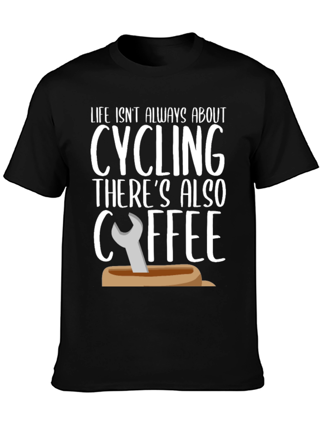 Cycling & Coffee Graphic Tee - Life Balance