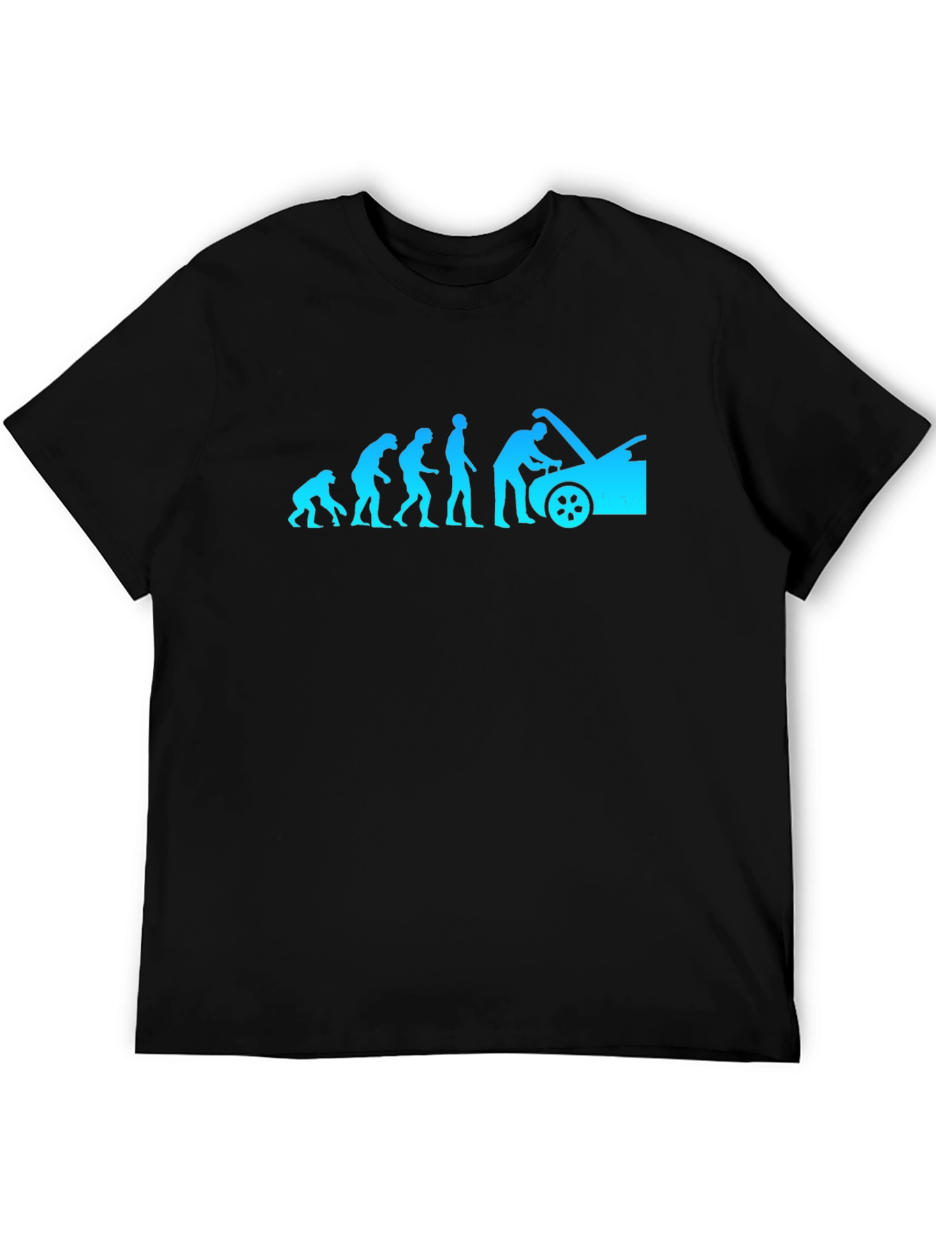 Evolution of Mechanic T-Shirt - Black