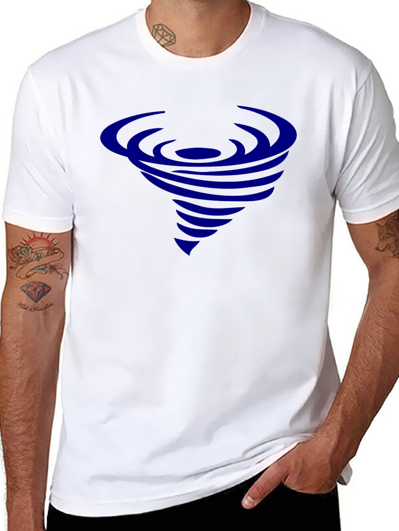 Tornado Graphic Black T-Shirt