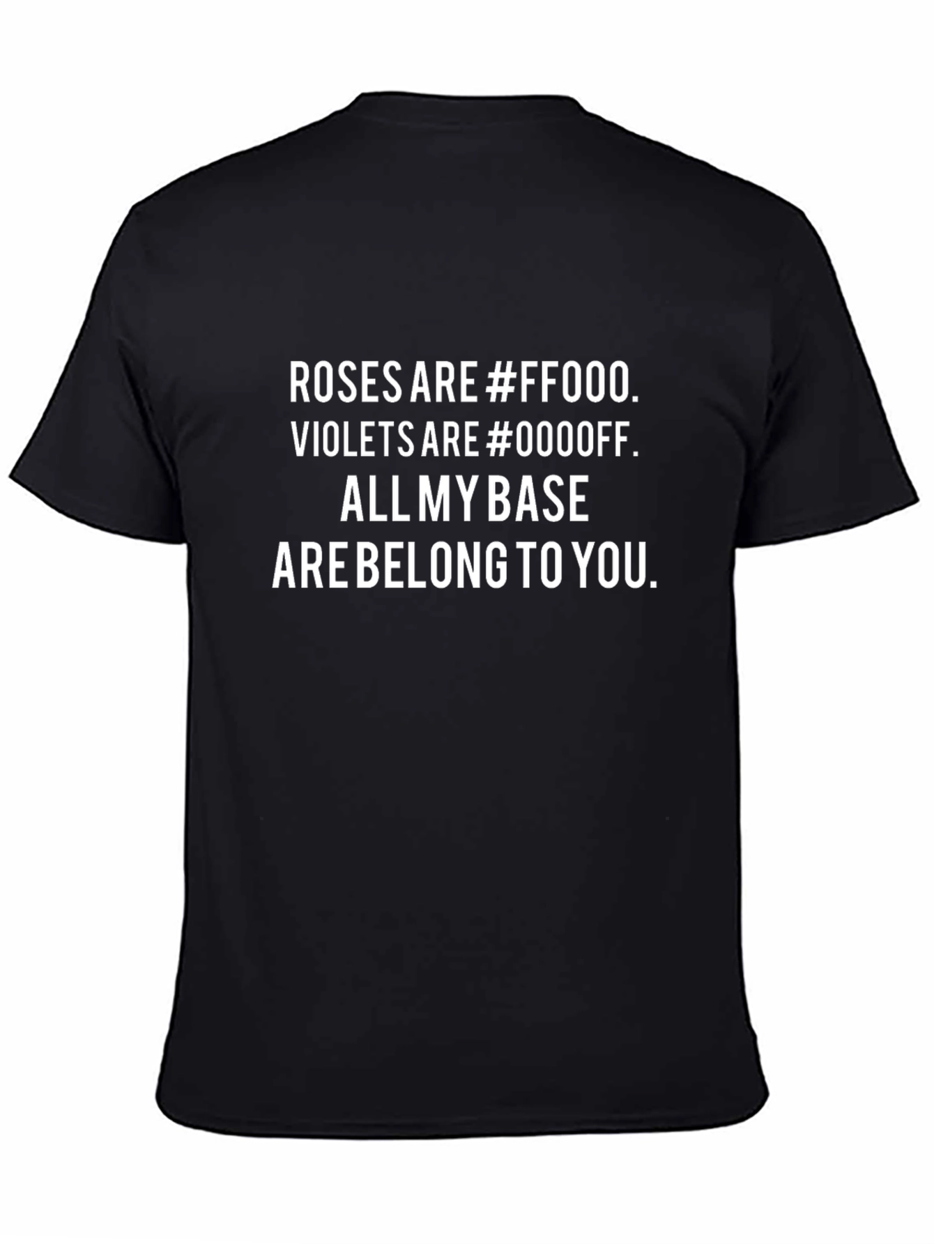 Roses are #FF000 T-Shirt - Funny Geeky Programmer Shirt