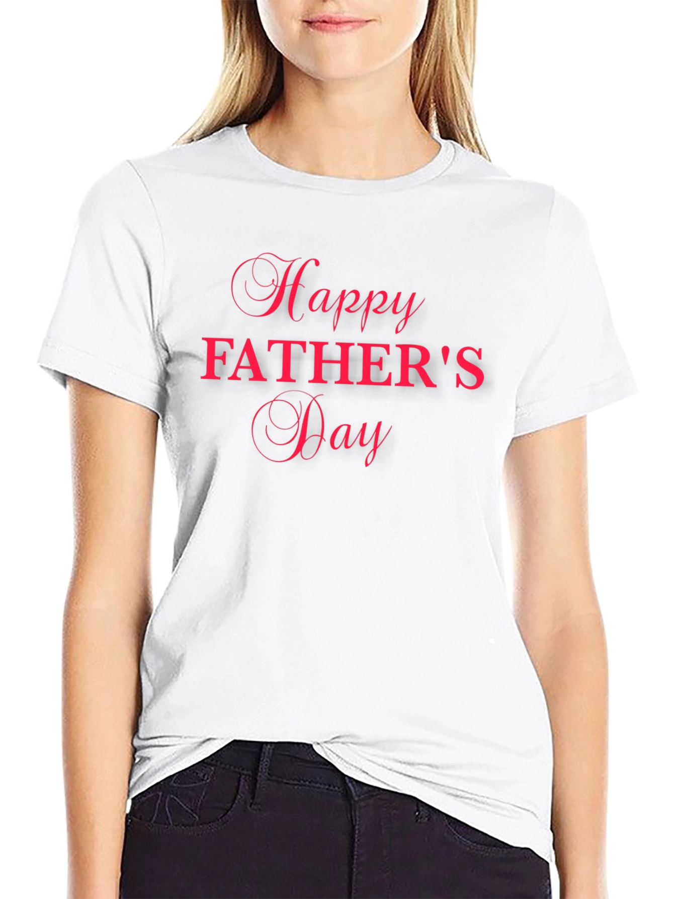 Happy Fathers Day T-Shirt - Classic Black