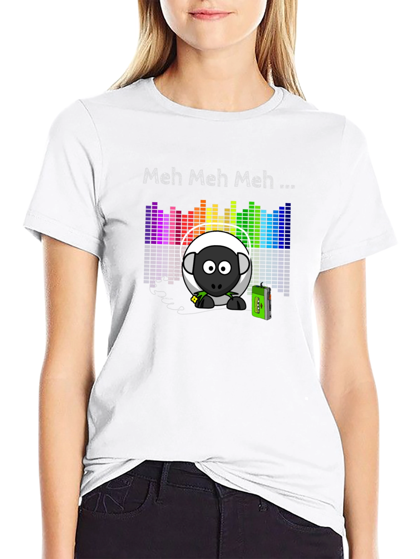 Meh Music Sheep T-Shirt