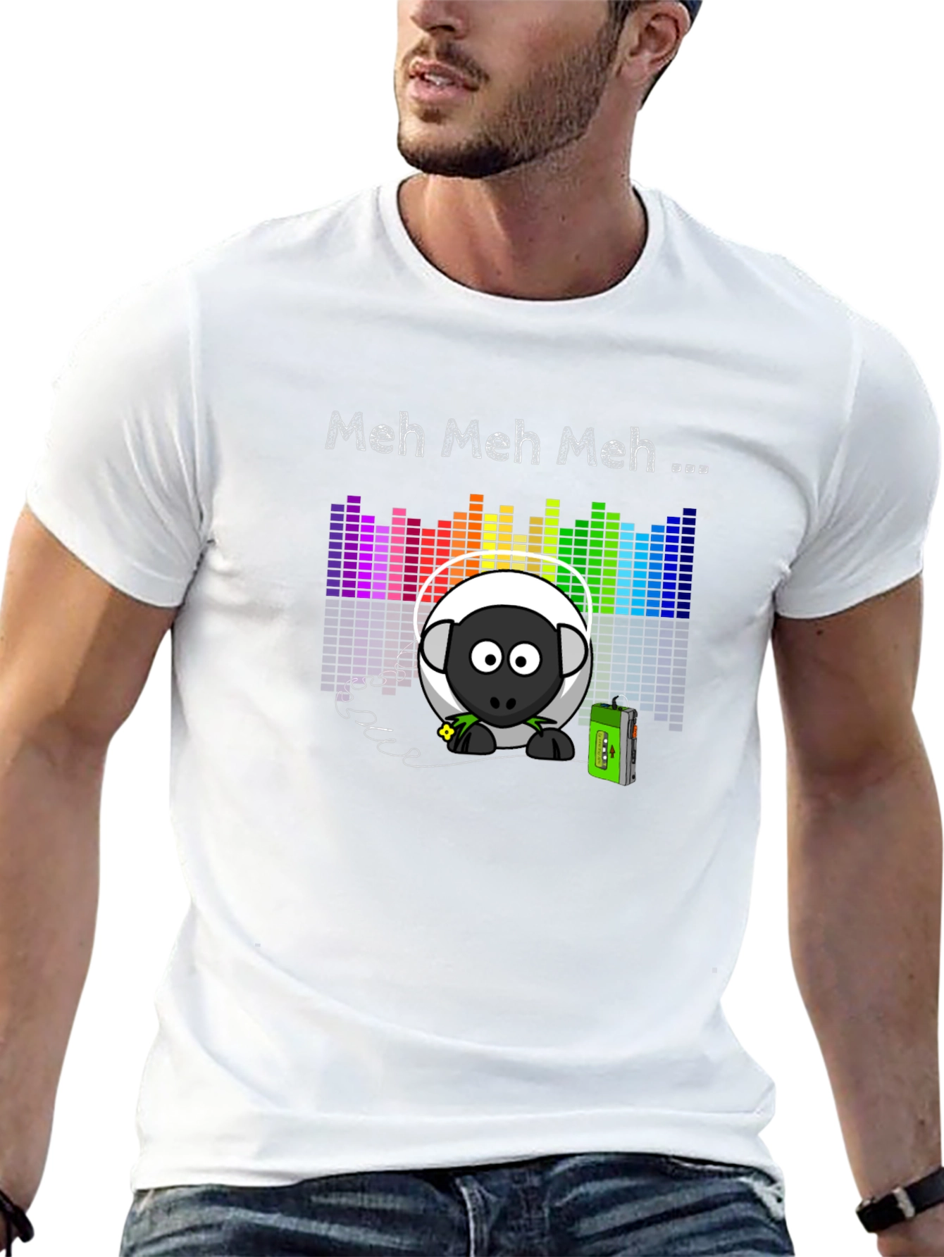 Meh Music Sheep T-Shirt