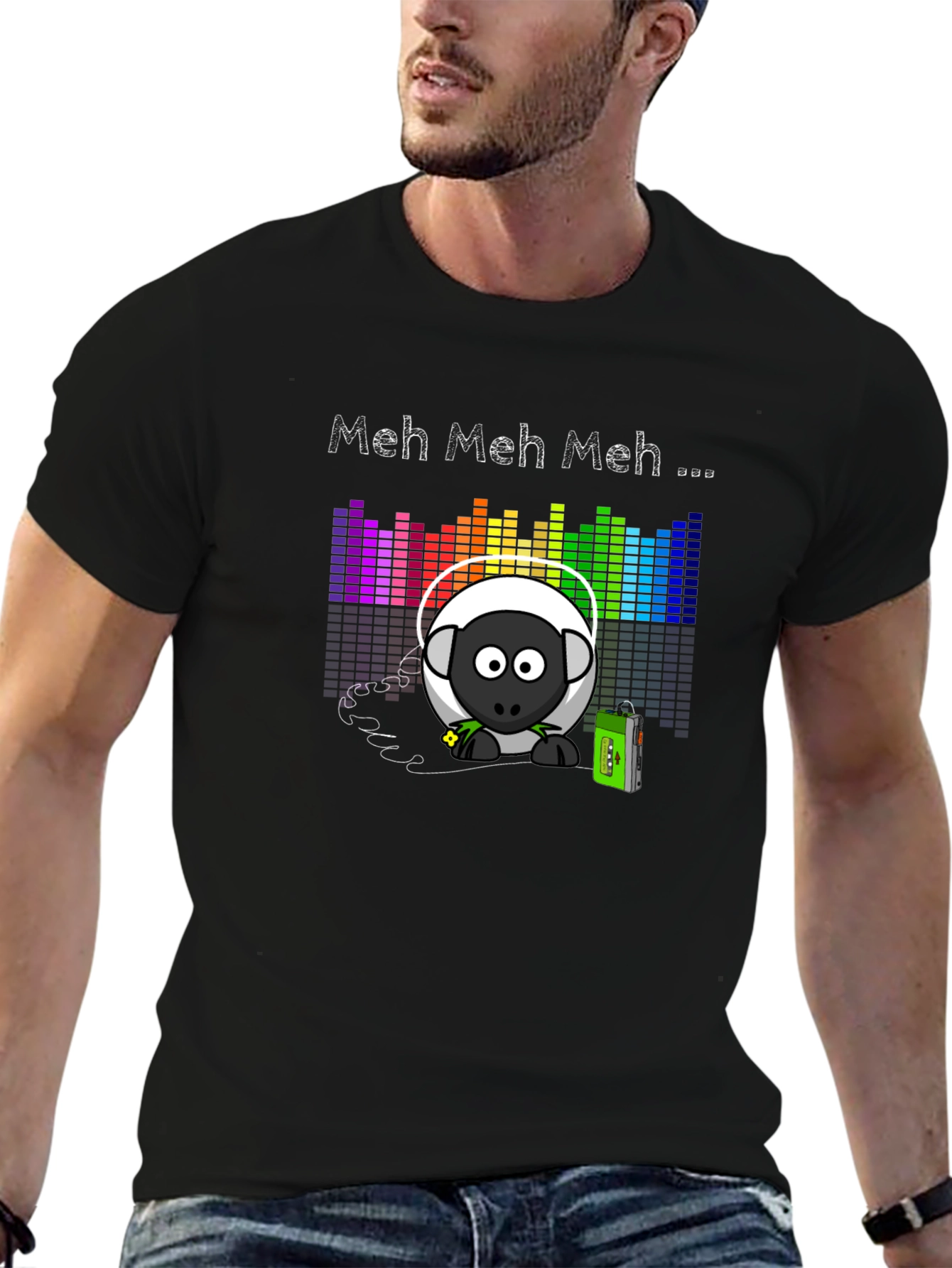 Meh Music Sheep T-Shirt