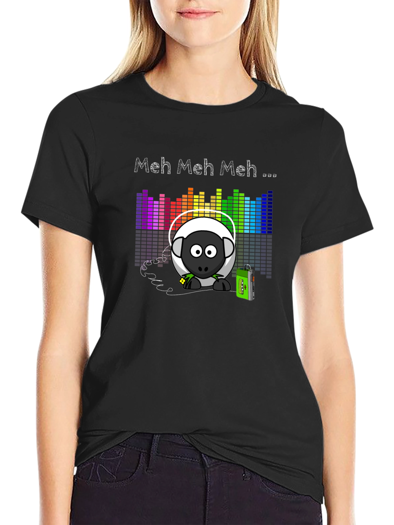 Meh Music Sheep T-Shirt