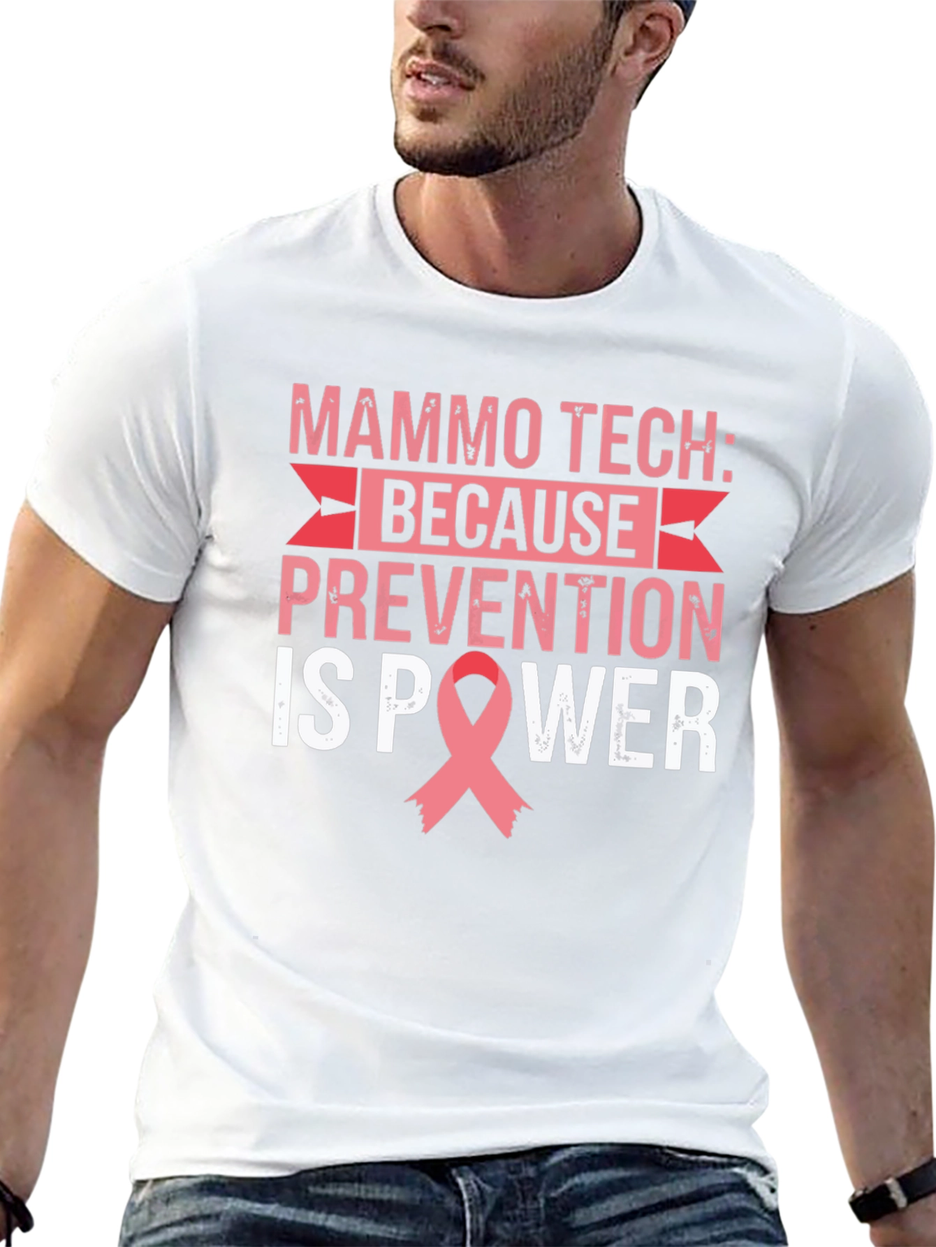Mammo Tech Prevention is Power T-Shirt