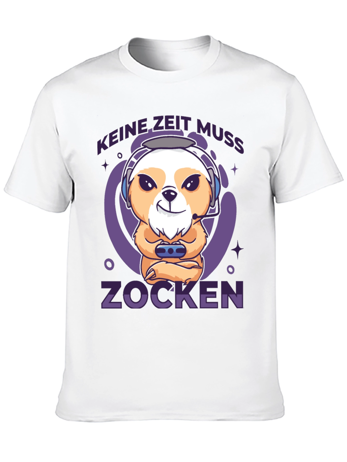 Gamer Sloth T-Shirt - Keine Zeit Muss Zocken!