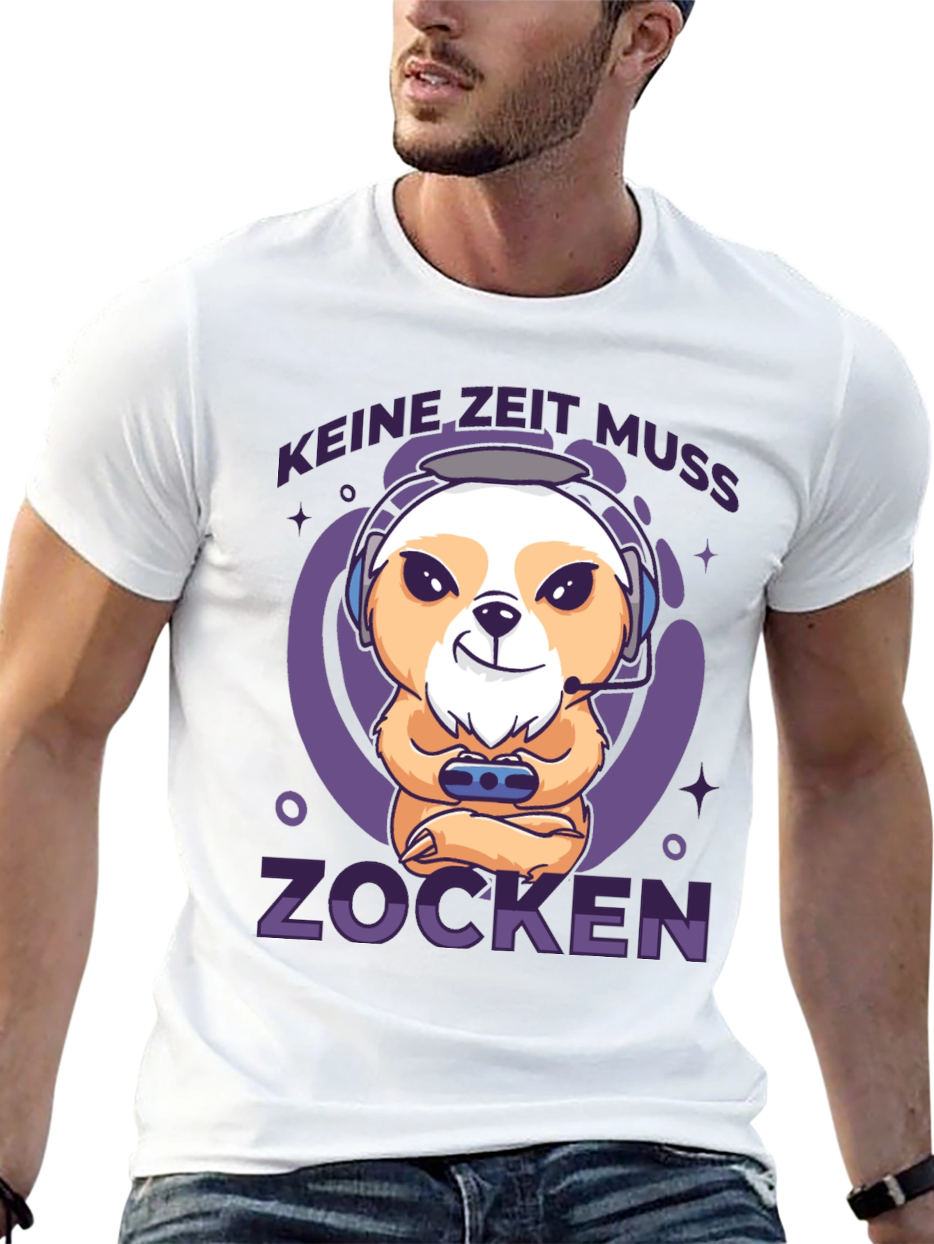 Gamer Sloth T-Shirt - Keine Zeit Muss Zocken!