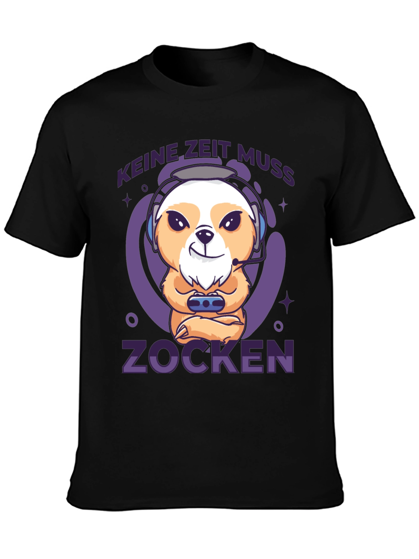 Gamer Sloth T-Shirt - Keine Zeit Muss Zocken!