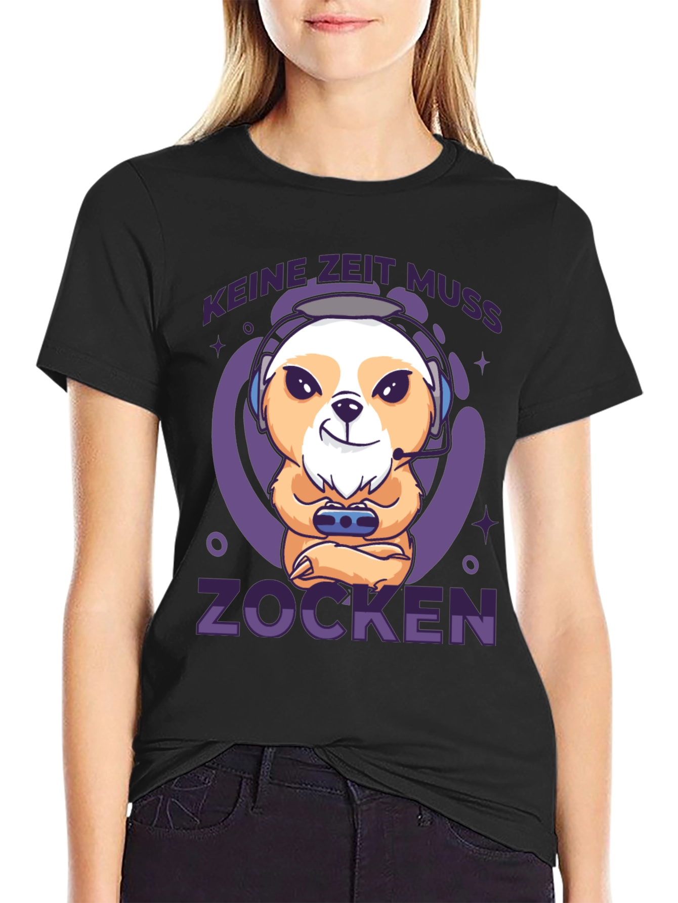 Gamer Sloth T-Shirt - Keine Zeit Muss Zocken!