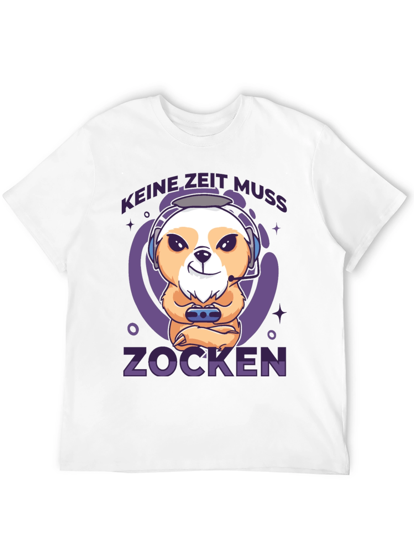 Gamer Sloth T-Shirt - Keine Zeit Muss Zocken!