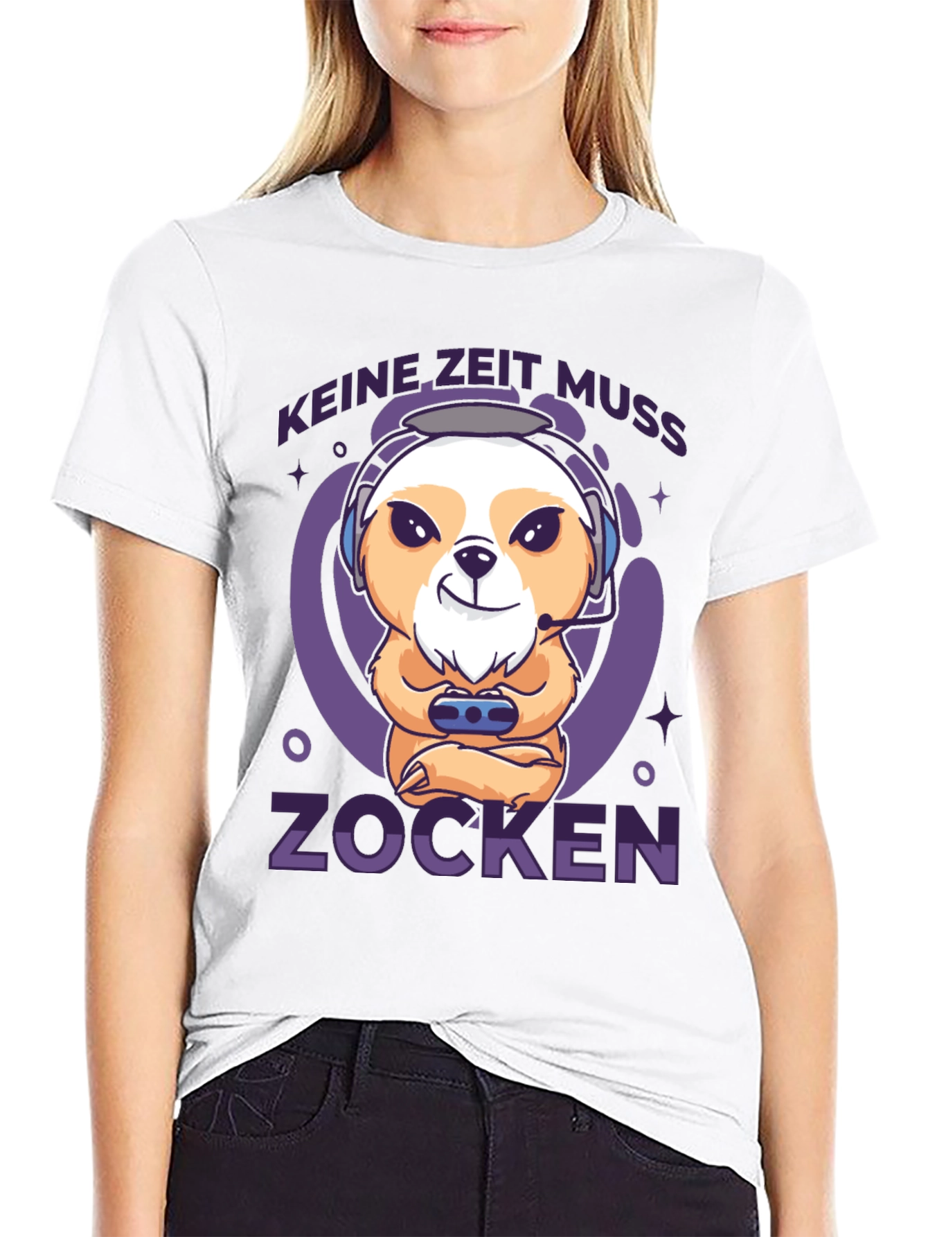 Gamer Sloth T-Shirt - Keine Zeit Muss Zocken!