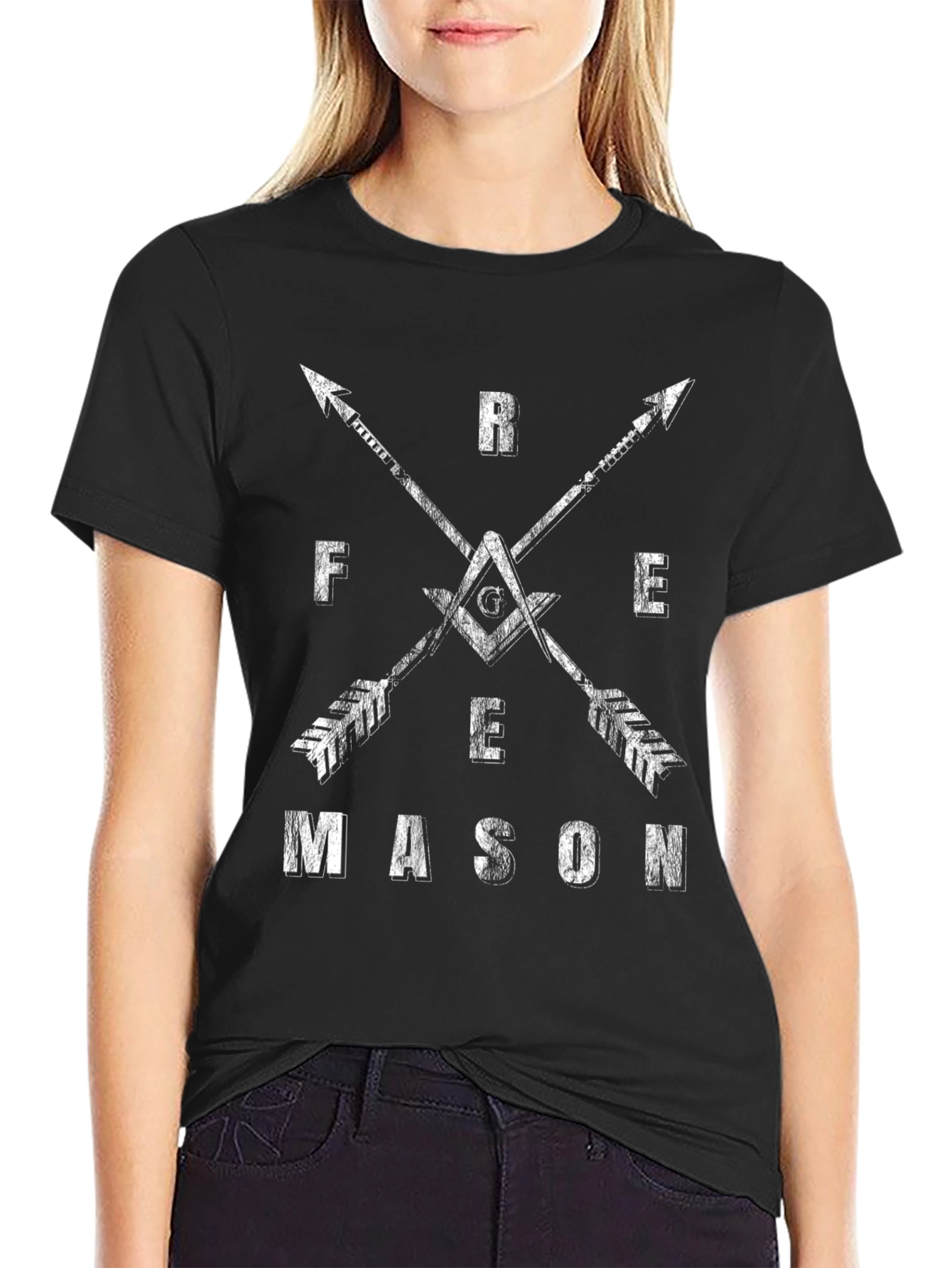 Freemason Arrows T-Shirt - Symbolic Graphic Tee