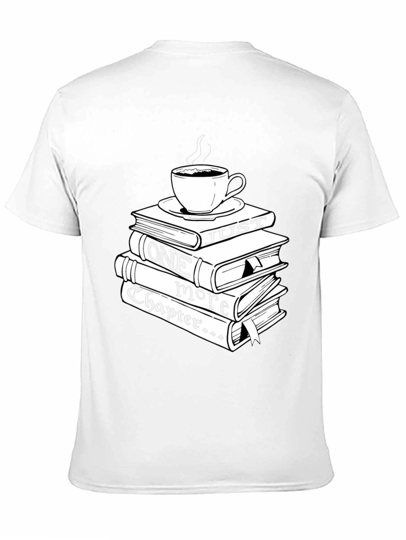 Book Lover Tee: Just One More Chapter Design