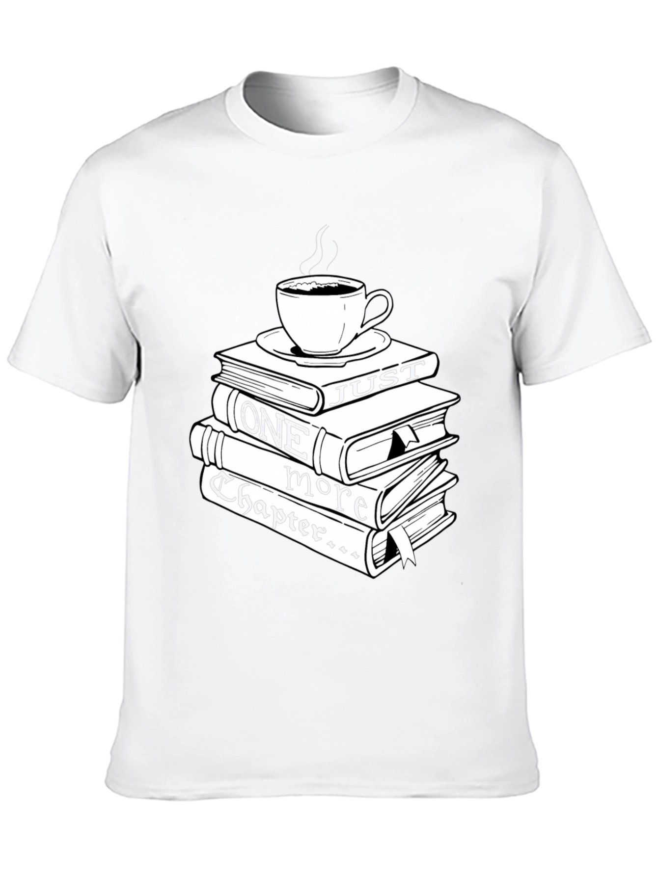 Book Lover Tee: Just One More Chapter Design